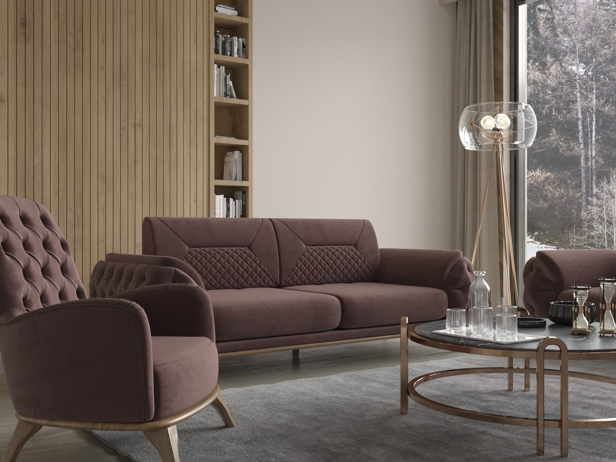 Möbeldreams Sofa Sofa-Set Ema 3-3-1 Modern günstig online kaufen