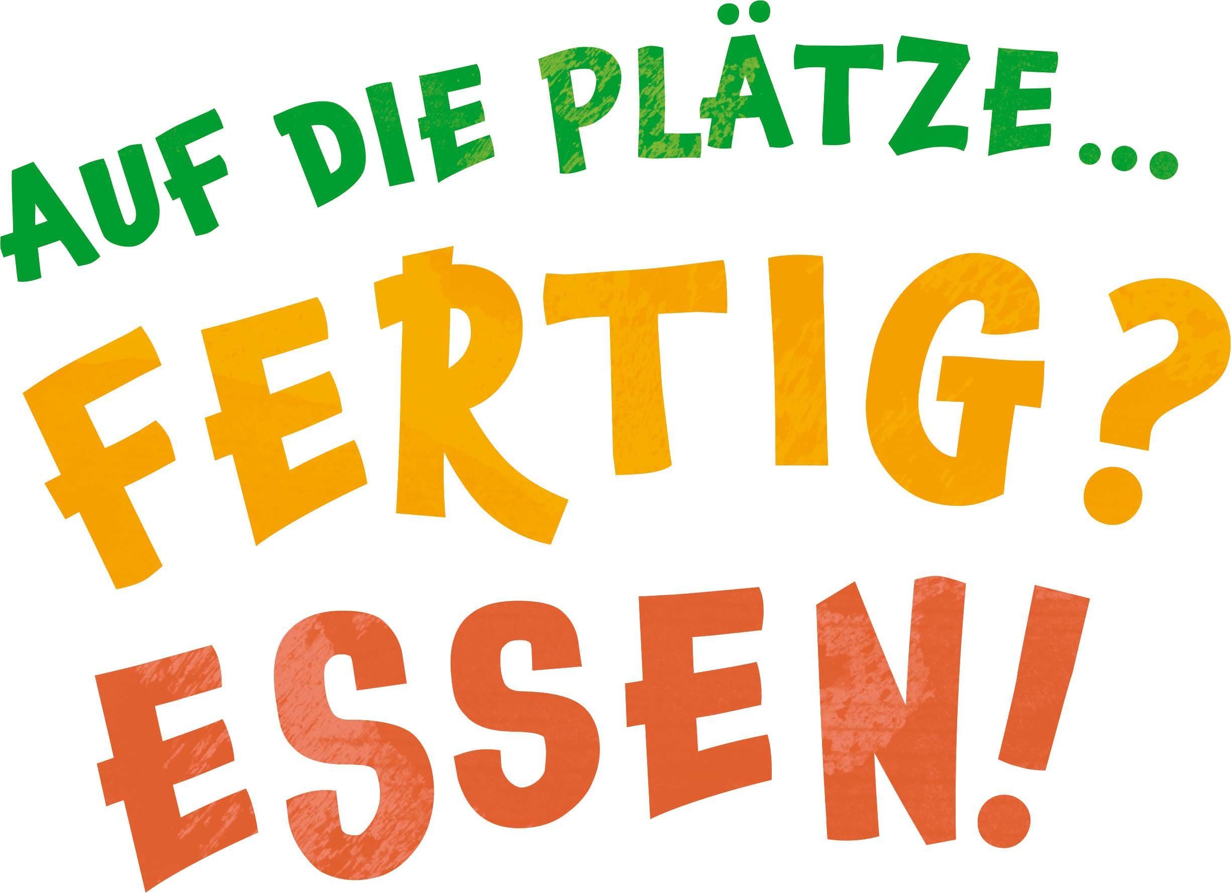 Spiel, Fertig? AUZOU die Plätze! Auf Essen! Kinderspiel