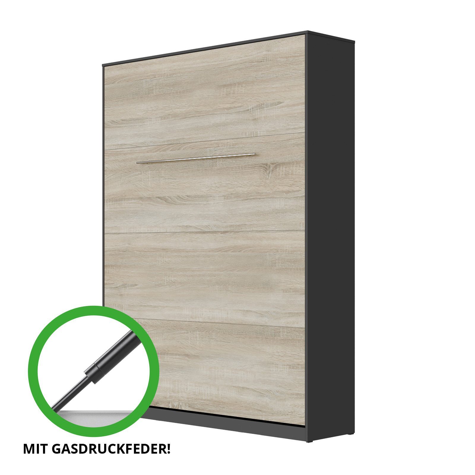 SMARTBett Schrankbett SMARTBett Standard 140x200 Vertikal/Hoch günstig online kaufen