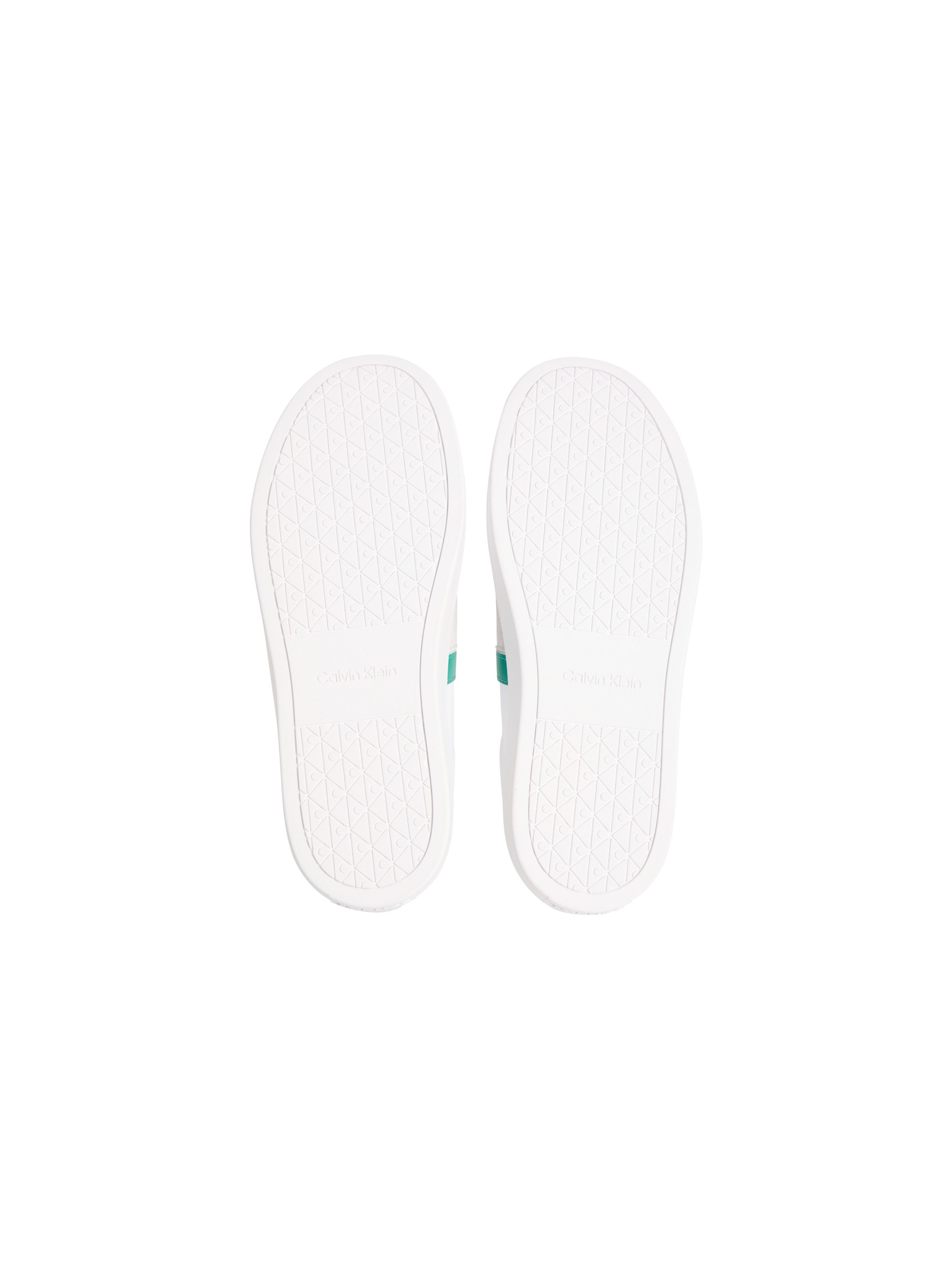 Calvin Klein Jeans CLASSIC CUPS LACE MIX EMB TONGUE Sneaker Schnürschuh, Basket-Sneaker, Freizeitschuh in sportiver Optik