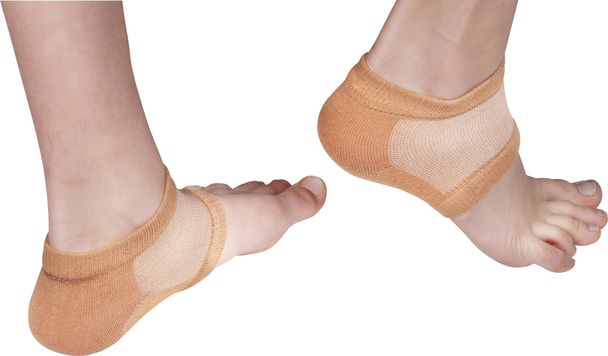 Trainingshilfe Fersenschoner mit Geleinlage, 2 Paar, Uni