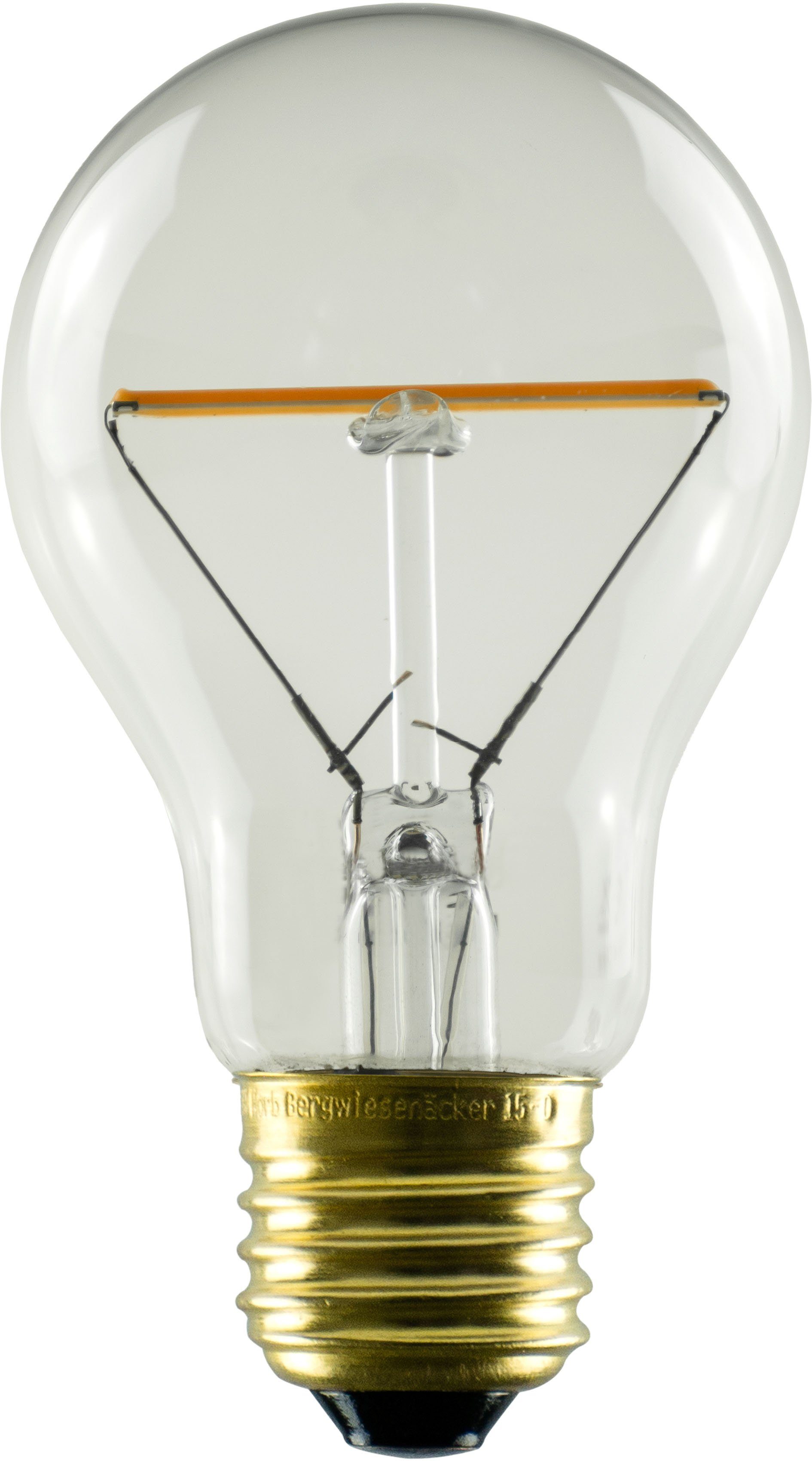 SEGULA LED-Leuchtmittel 1 Glühlampe A19 St., E27 Balance, E27, klar Line dimmbar, Warmweiß, Balance, Vintage 
