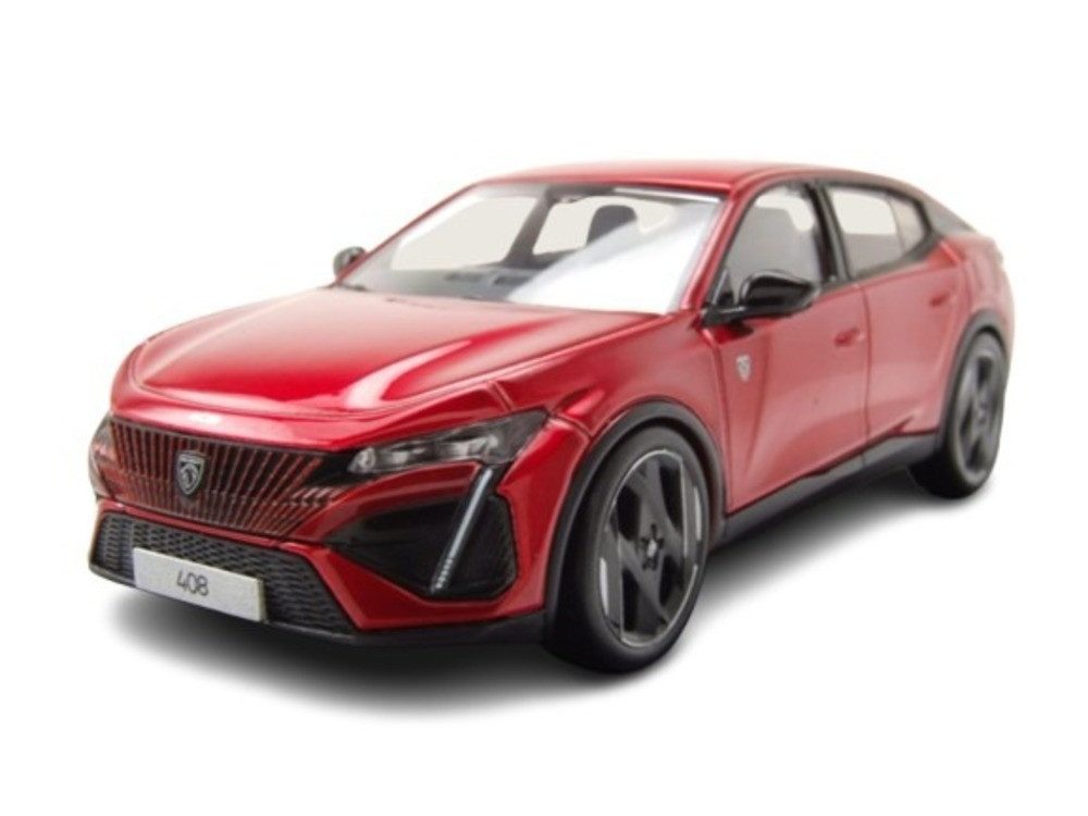 Norev Modellauto Peugeot 408 GT Hybrid 2023 rot, Maßstab 1:43