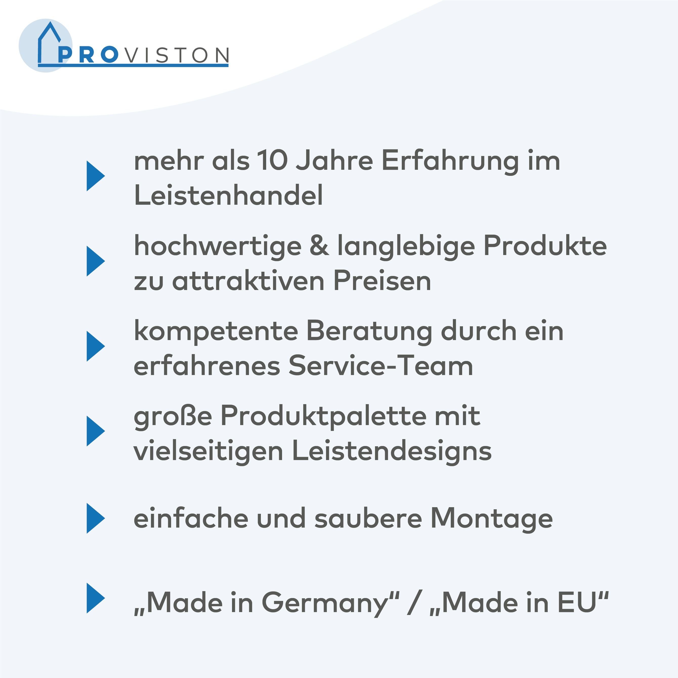 PROVISTON Wanddekoobjekt Polystyrol, mm, Durchmesser Weiß 600 Stuckrosette,