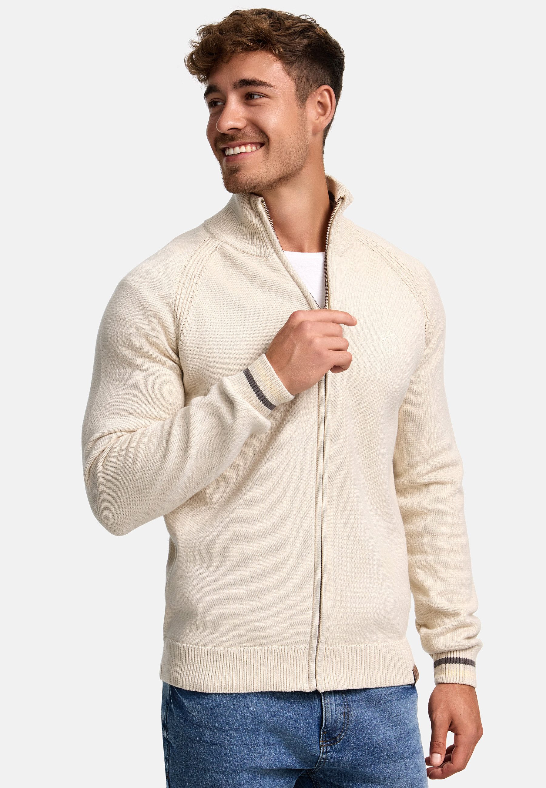 Indicode Strickjacke Herren INArutemia Herrenstrickjacke