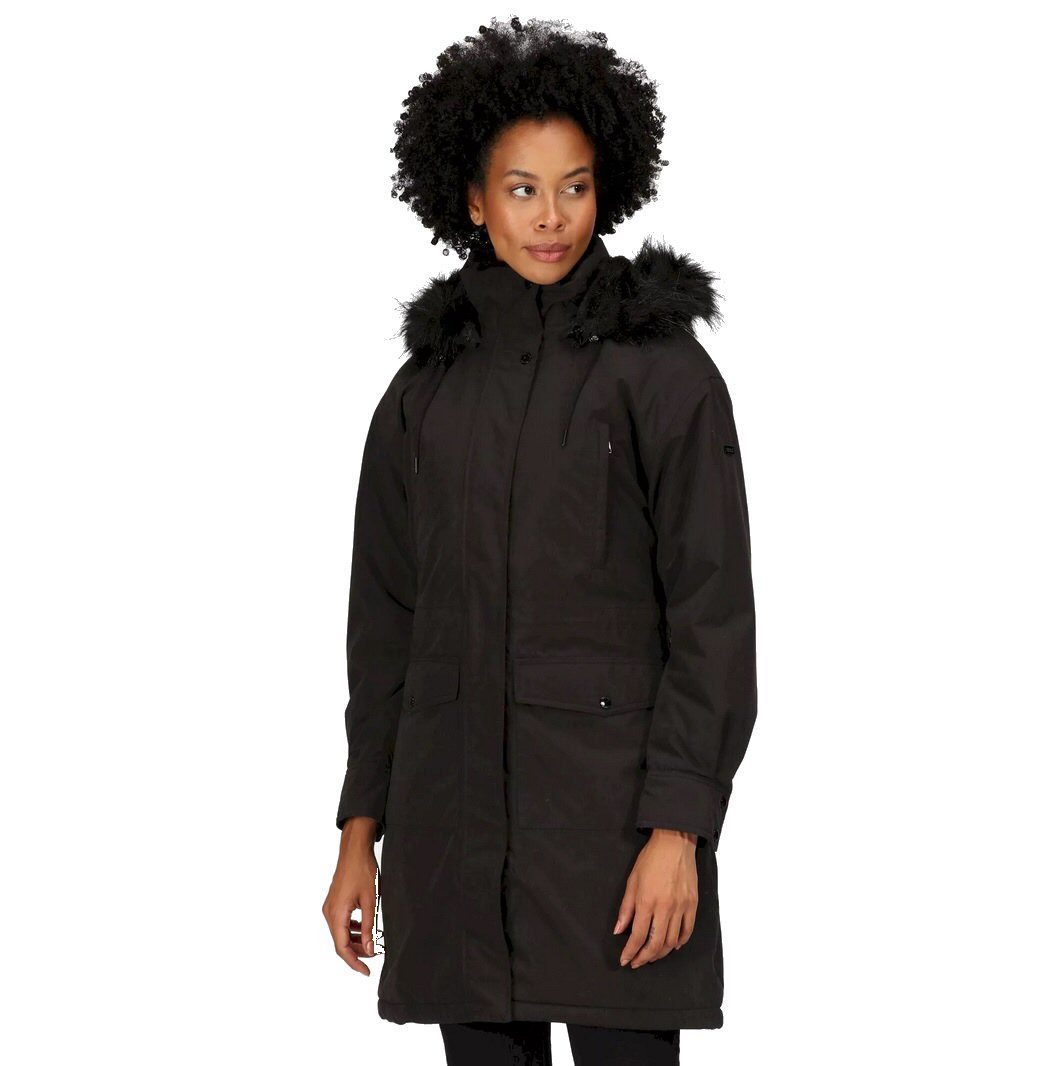 Regatta Winterjacke Winter-Parka Shiloh (wasserabweisend, wärm) schwarz Dam günstig online kaufen