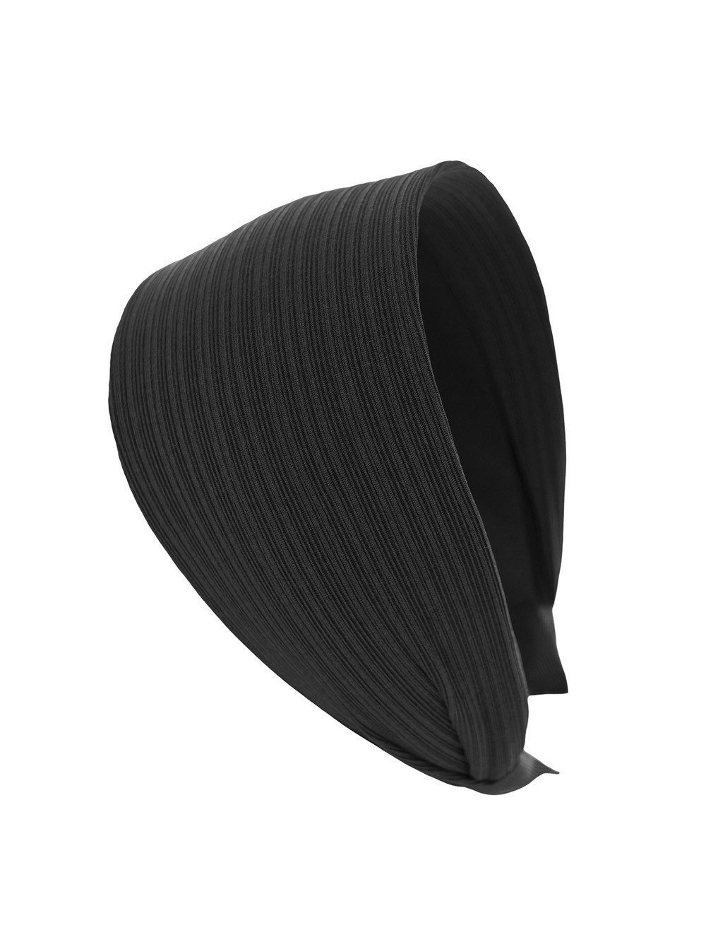 axy Haarreif Breiter Haarreif aus Plissiertem Stoff Wunderschönes Design, Damen Breiter Haarreif Haarband Haarreifen