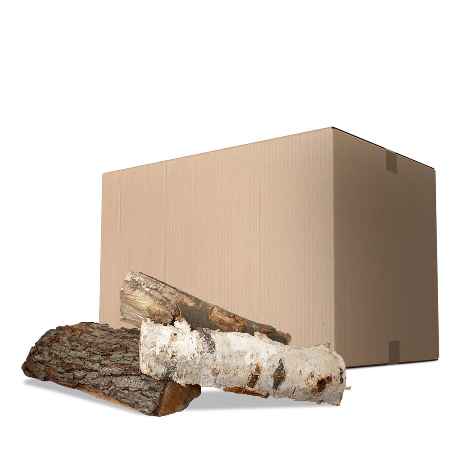 HEIZFUXX Kaminholz Brennholz Hartholz 33 cm 15 kg, 15 kg, (Paket, 1-St)