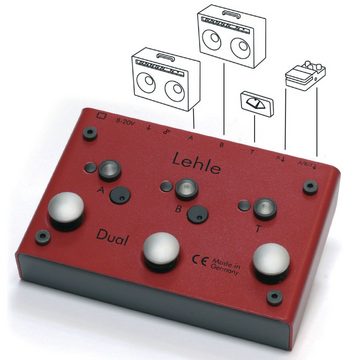 Lehle Musikinstrumentenpedal, (Dual SGOS Switcher), Dual SGOS Switcher - A/B/Y Box Effektgerät