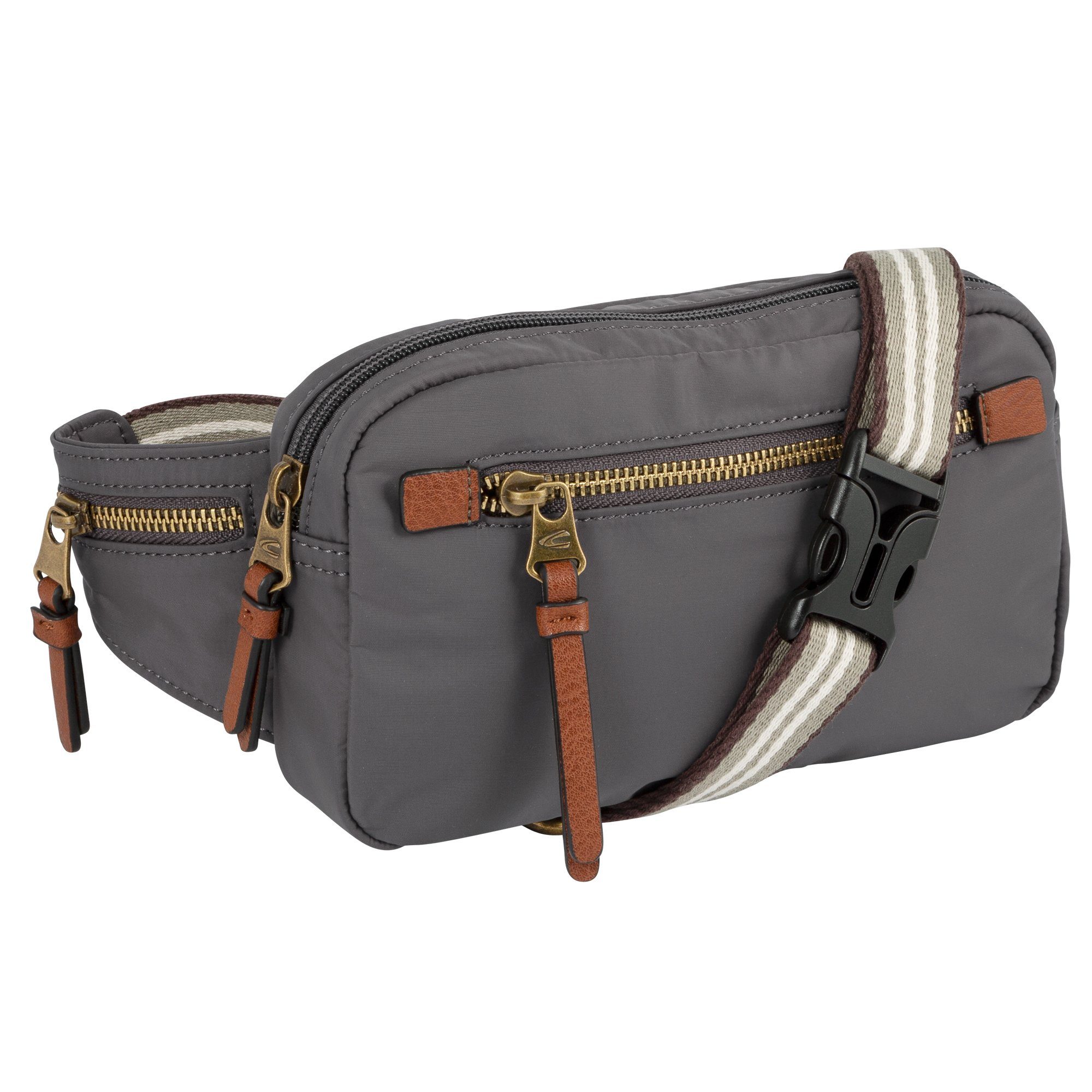 camel active Bauchtasche BARI Belt bag, mit praktischer Einteilung dunkelgrau