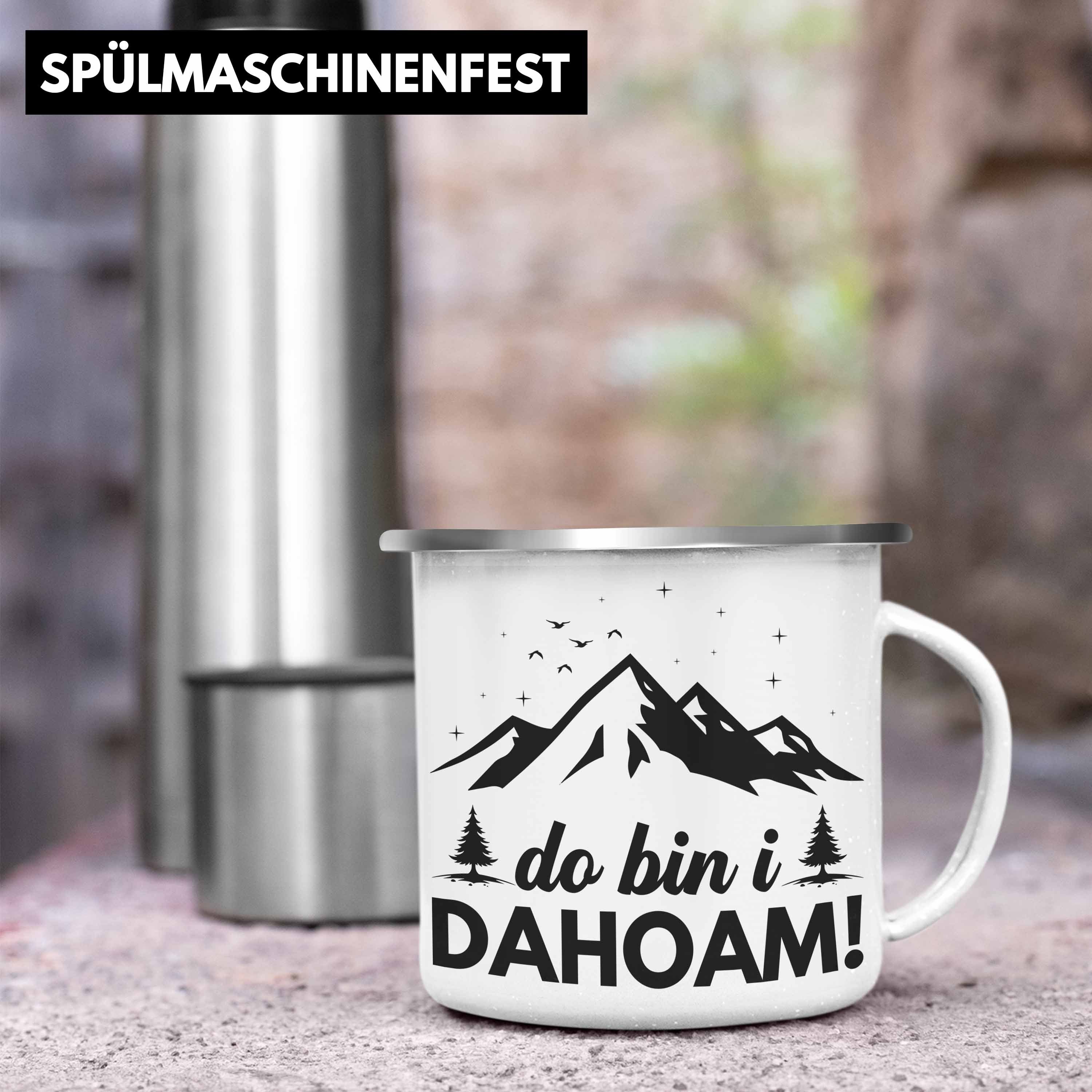 I Berge Wandern Wanderer Dahoim Tasse Thermotasse Geschenk Emaille Geschenkidee Geschenk Silber Bin Trendation - Do Trendation