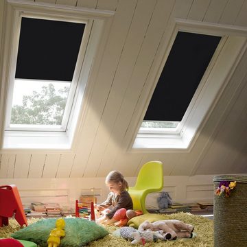 Verdunklungsrollo Dachfenster Rollo passend, AUFUN, für velux Fenstersysteme