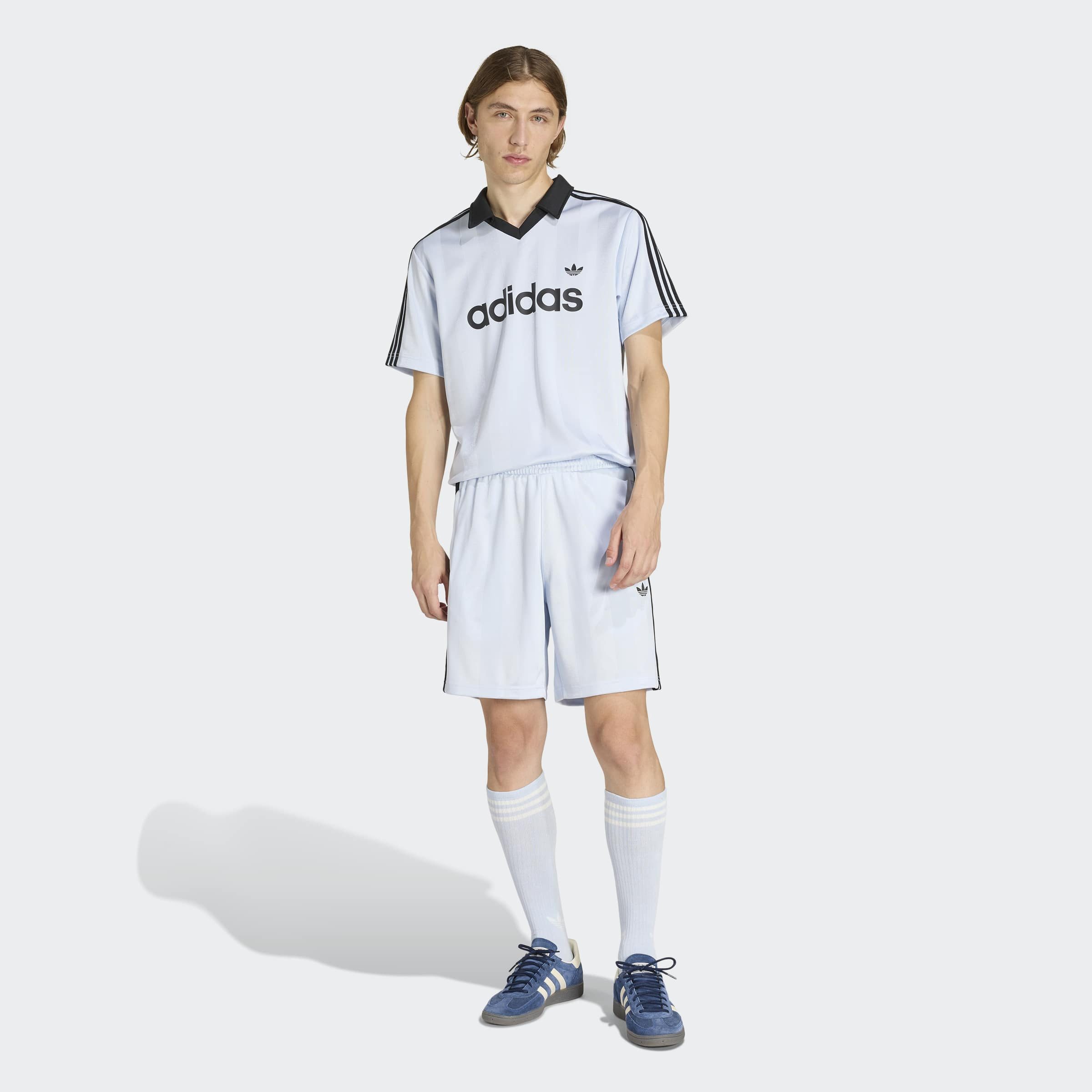 adidas Originals T-Shirt ARCHIVE COLLAR ENGINEERED TRIKOT mit V-Ausschnitt, ohne Verschluss, sportlicher Stil, für Erwachsene – Bild 5 von 5