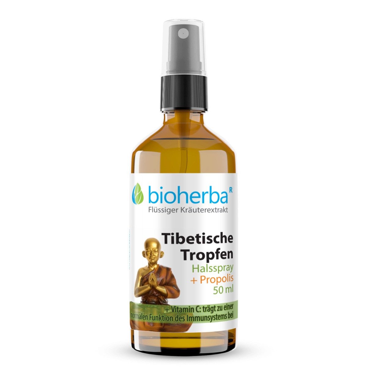Halsspray Tibetische Tropfen mit Propolis Extrakt 50 ml TINKTUREN