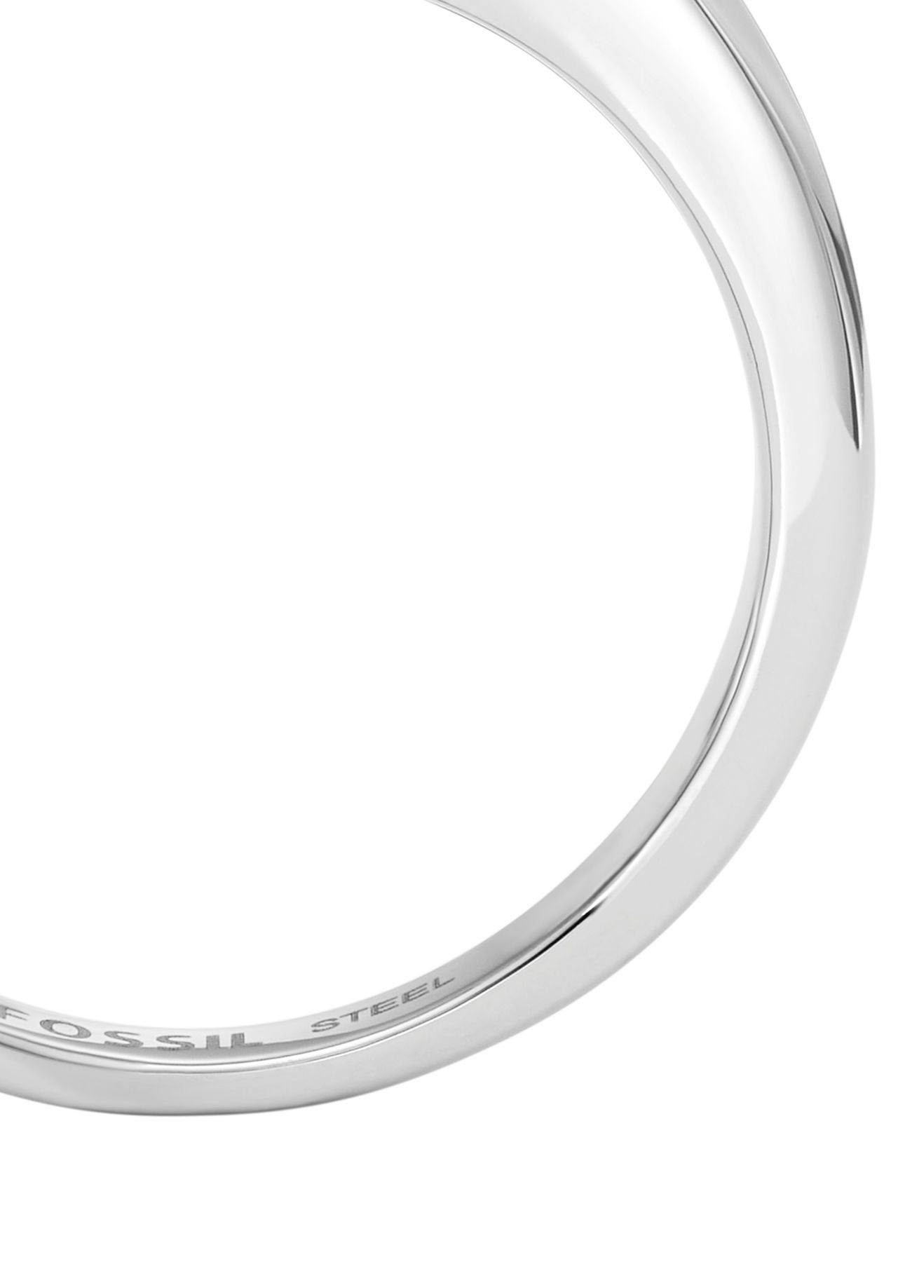 Fossil Fingerring Schmuck Geschenk Edelstahl Ring HERITAGE