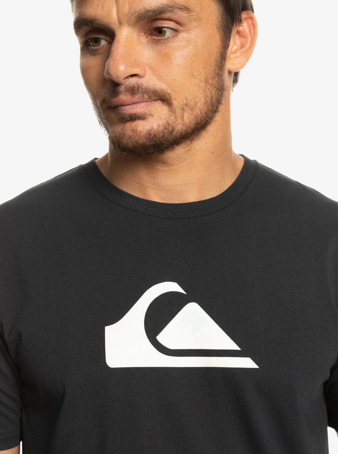 Black Comp Logo Quiksilver T-Shirt