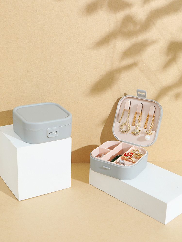 Cocopop Studio Schmucketui Tragbare Schmuckaufbewahrungsbox