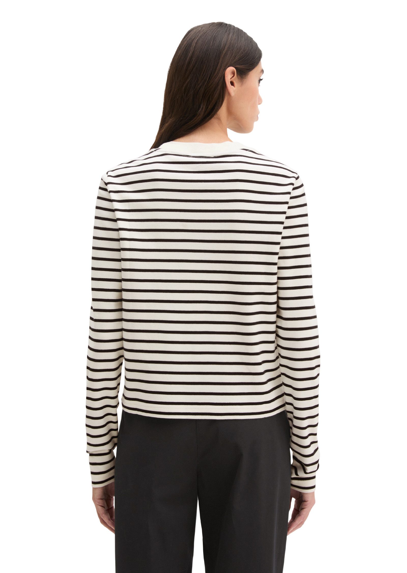 Marc O'Polo Langarmshirt aus Light Interlock-Jersey