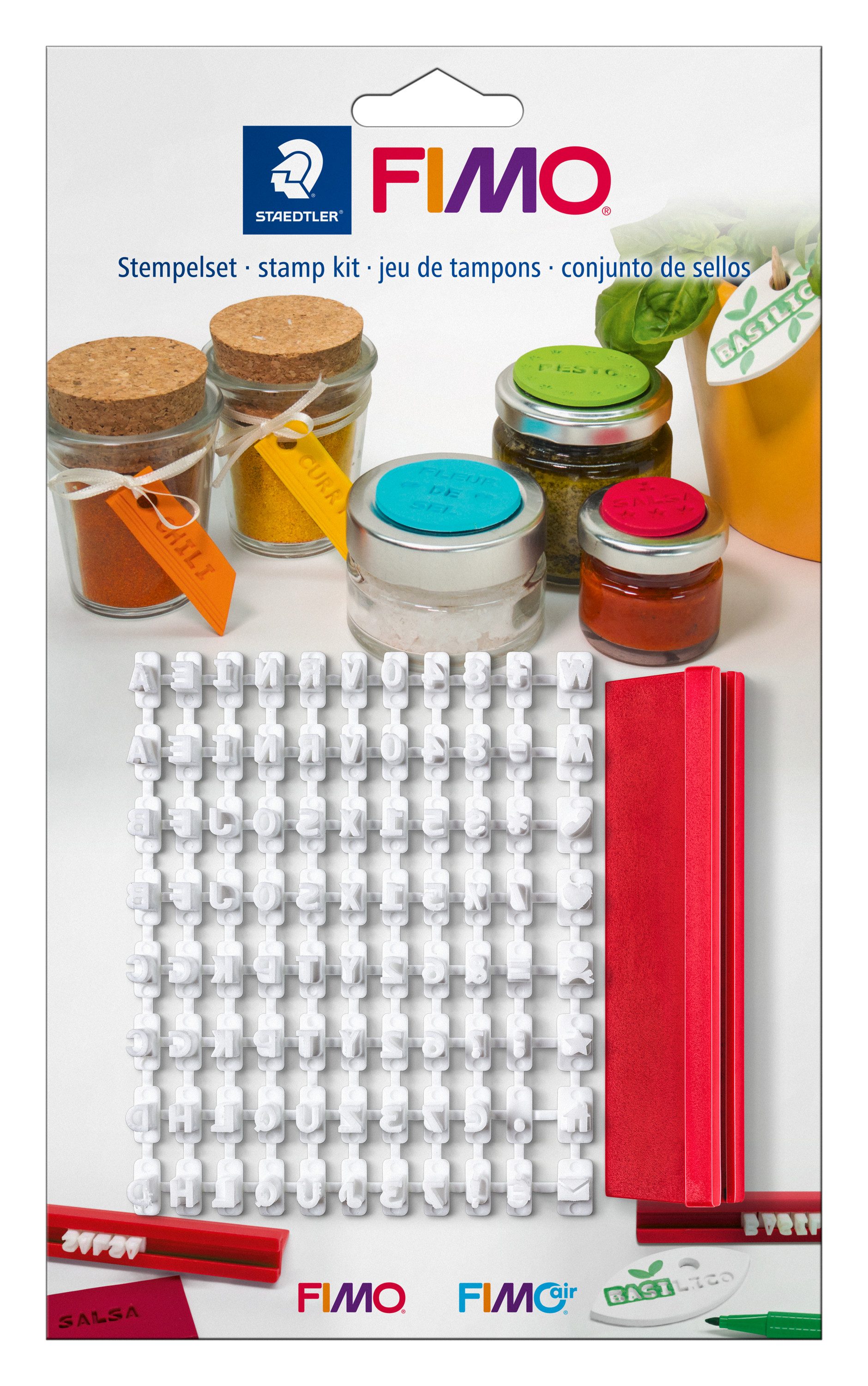 FIMO Modellierwerkzeug Stempelset, (89 St), 89 Teile