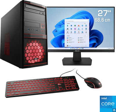 CSL Speed V25127 PC-Komplettsystem (27", Intel® Core i5 12400, Intel UHD Graphics 730, 16 GB RAM, 1000 GB SSD)