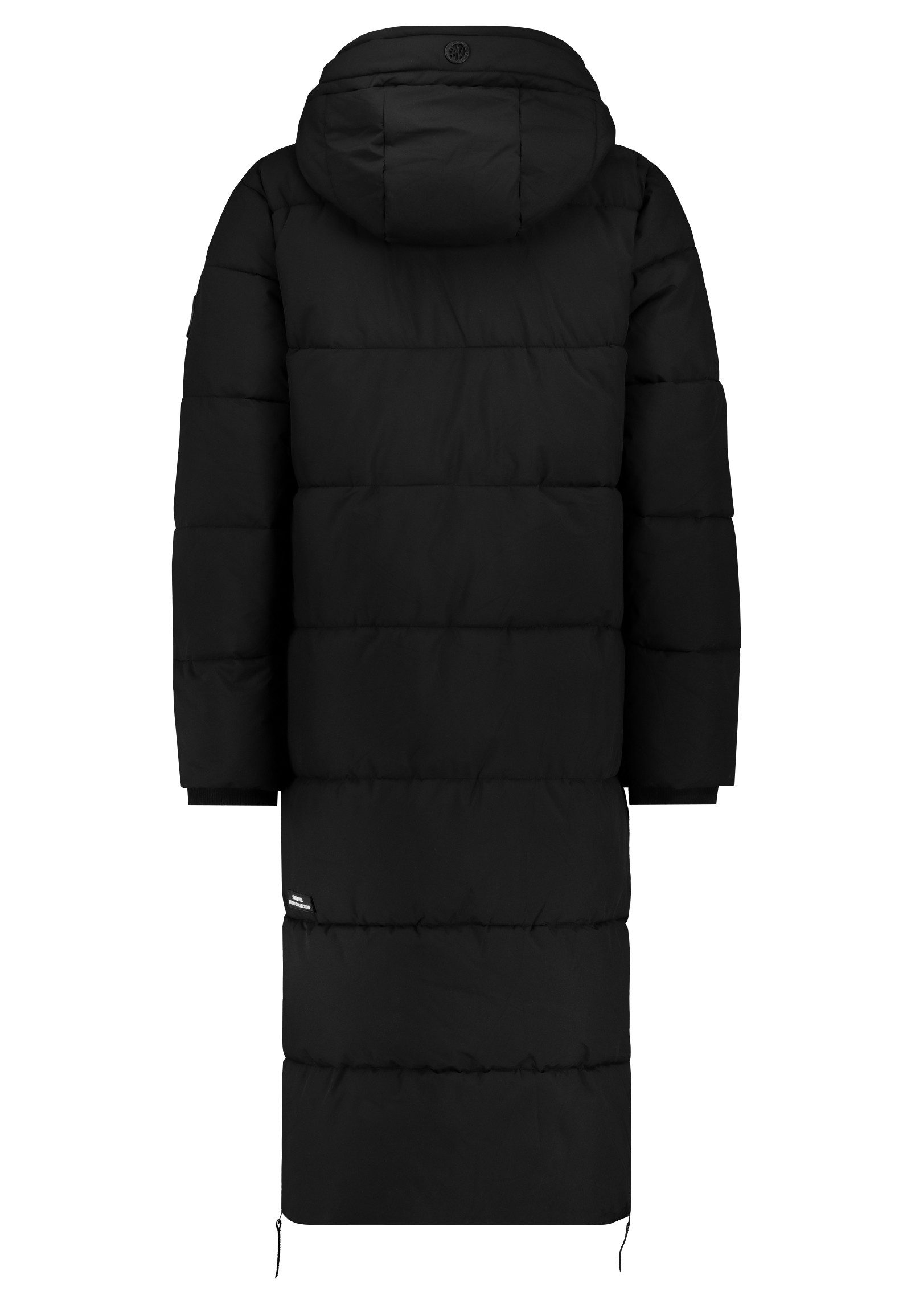 SUBLEVEL Wintermantel Damen Steppmantel lang mit großer Kapuze Steppmantel, günstig online kaufen