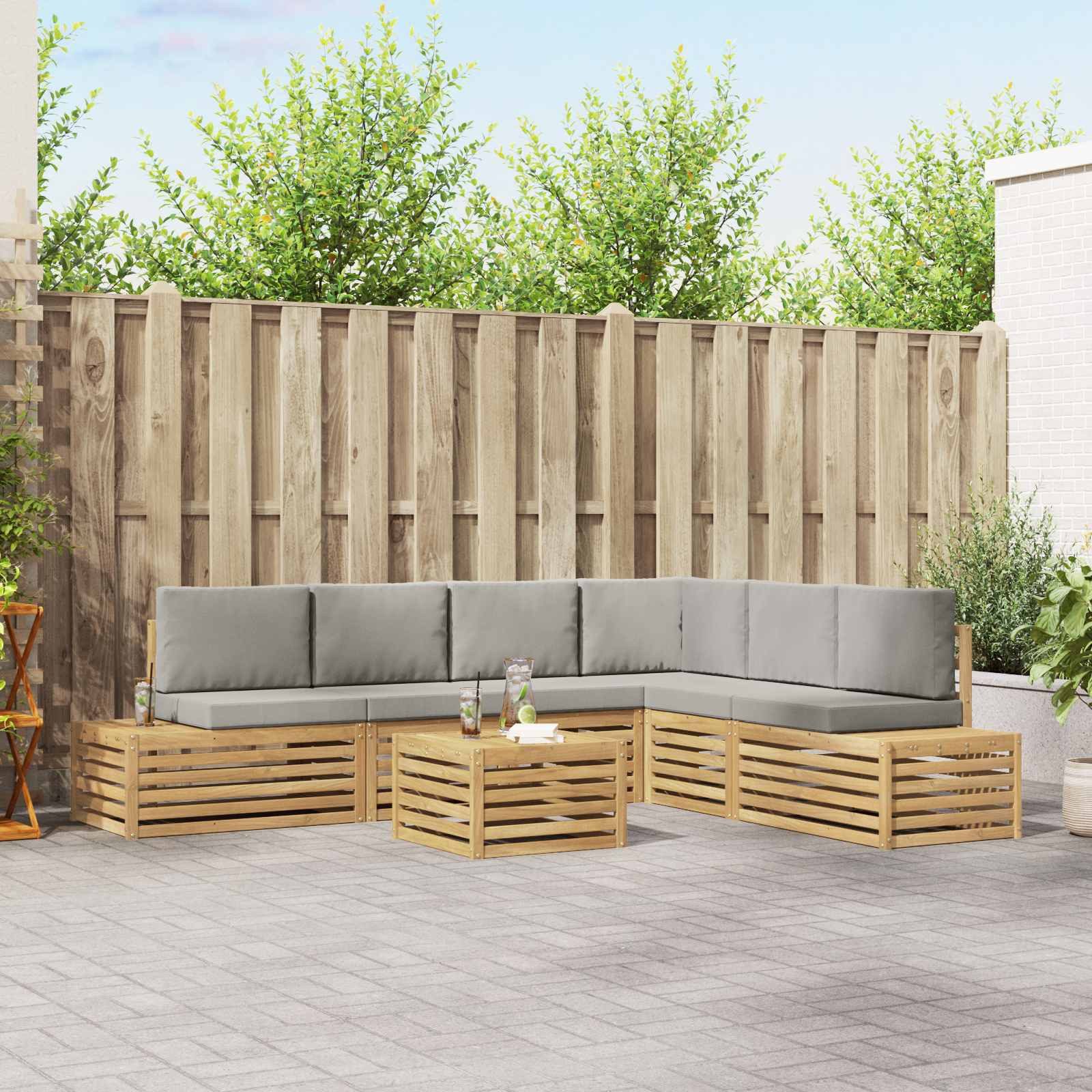 vidaXL Sofaelement Sofagarnituren 6 Stück 59 x 59 x 37 cm (7 St)