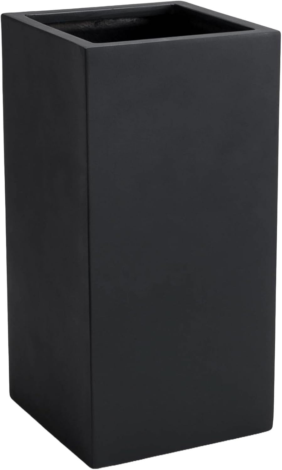 VIVANNO Pflanzkübel Fiberglas BLOCK Säule - Anthrazit Matt (1 St), 30x30x60 günstig online kaufen