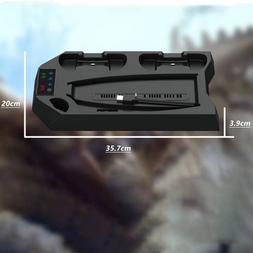 Tadow PS5 Gamepad Kühlsockel,Ventilator,Ladestation für PS5 DE/UHD PlayStation 5-Controller