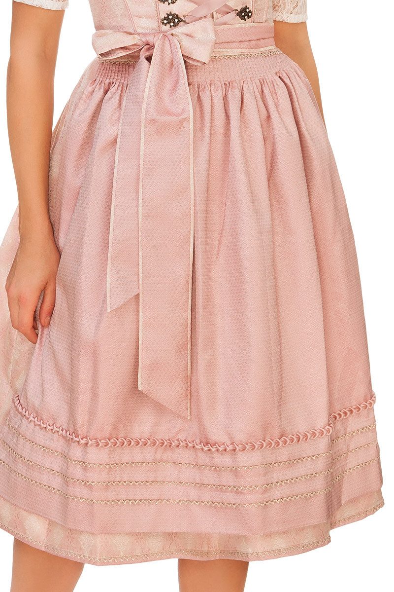 KRÜGER COLLECTION Dirndl Midi Dirndl 2tlg. - SILVIA - rosé