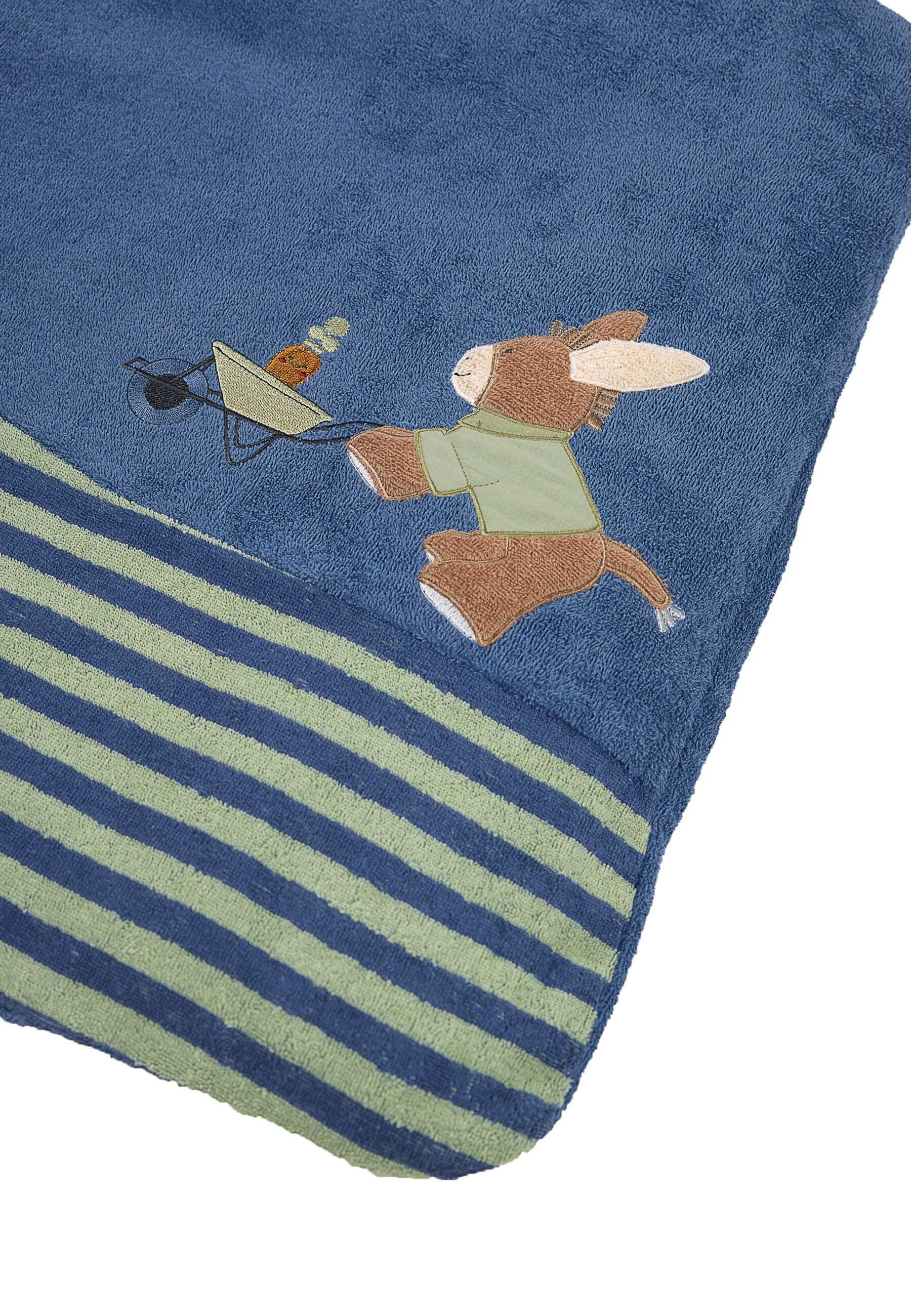 Sterntaler® Wickelauflagenbezug Sterntaler® Wickelauflagenbezug ESEL Emmilius (1-tlg), Wickelauflagenbezug aus Frottee für Wickelauflagen mit Maß 85 x 72 cm.