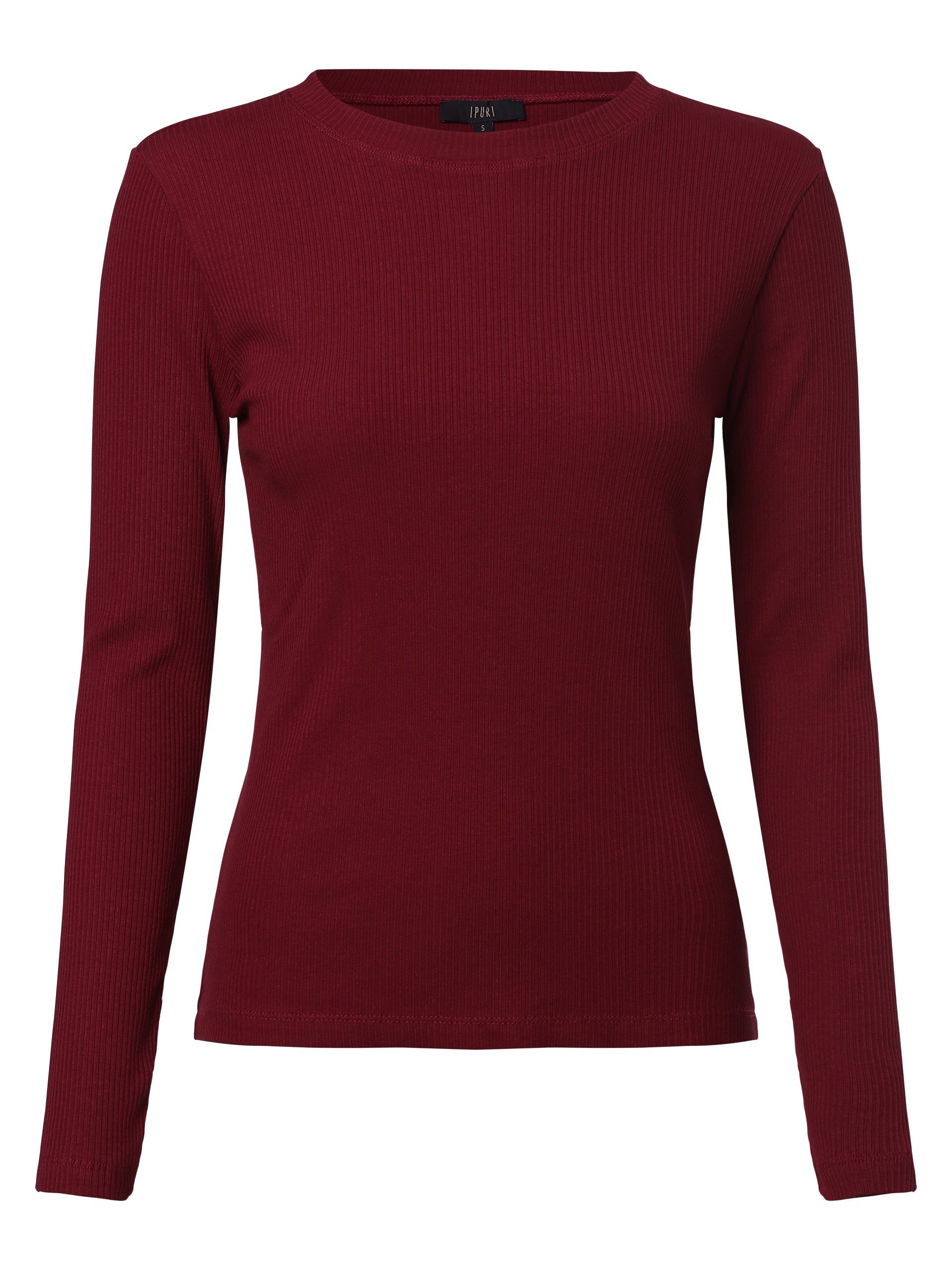 Langarmshirt Ipuri bordeaux