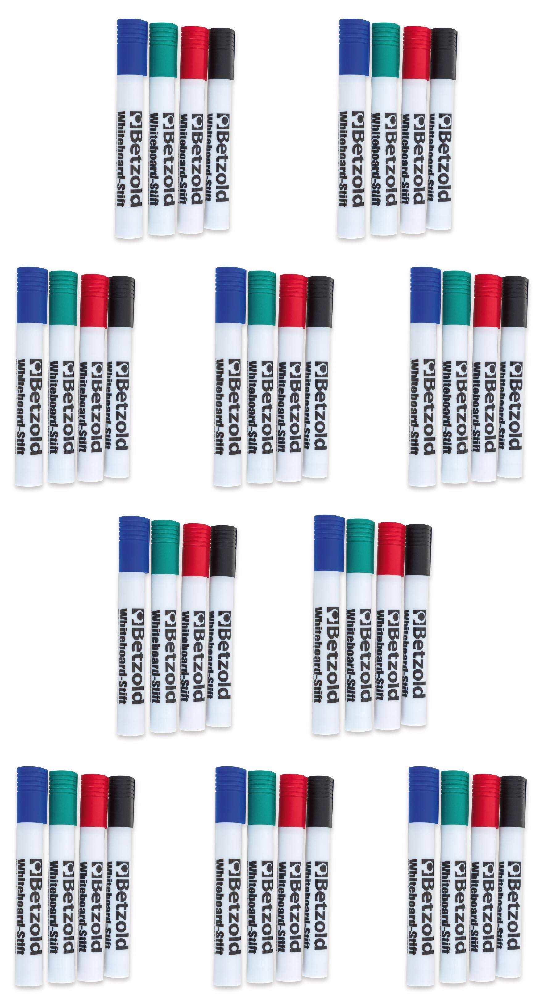 Betzold Whiteboard Marker Whiteboardmaker, 10er-Set, 40 Stifte