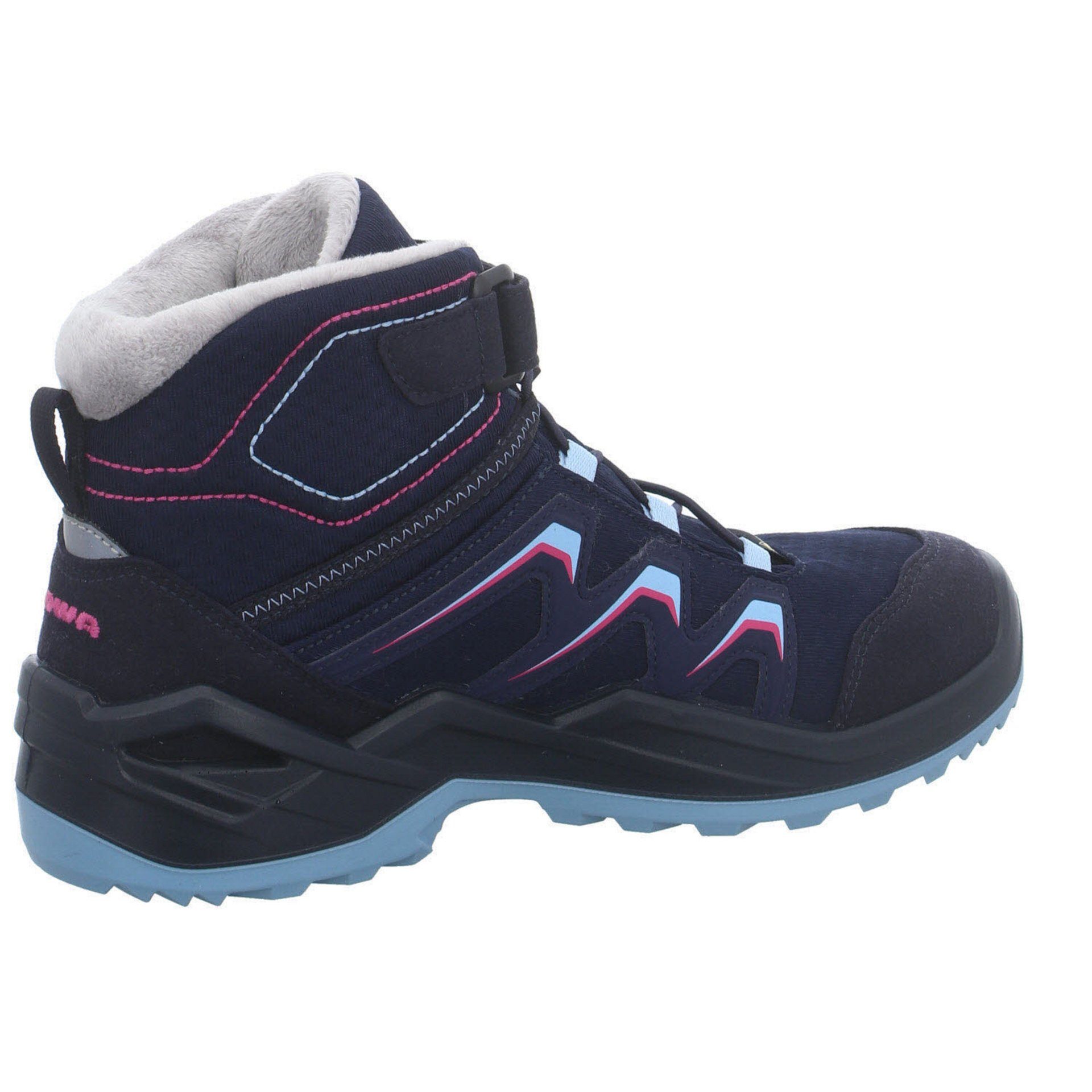GTX Maddox Warm Jungen Lowa Boots Textil Stiefel Stiefel Schuhe NAVY/BEERE