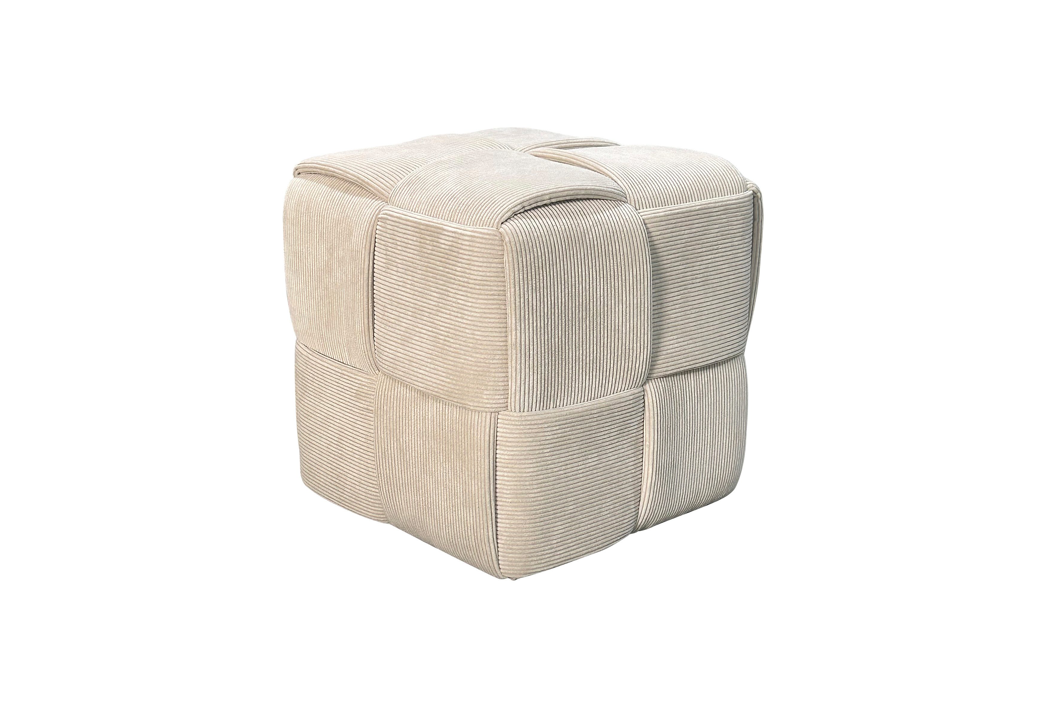 byLIVING Pouf Urban, Cord Bezug, Vollpolster, B 40, H 40, T 40 cm, verschiedene Цвета(ов)