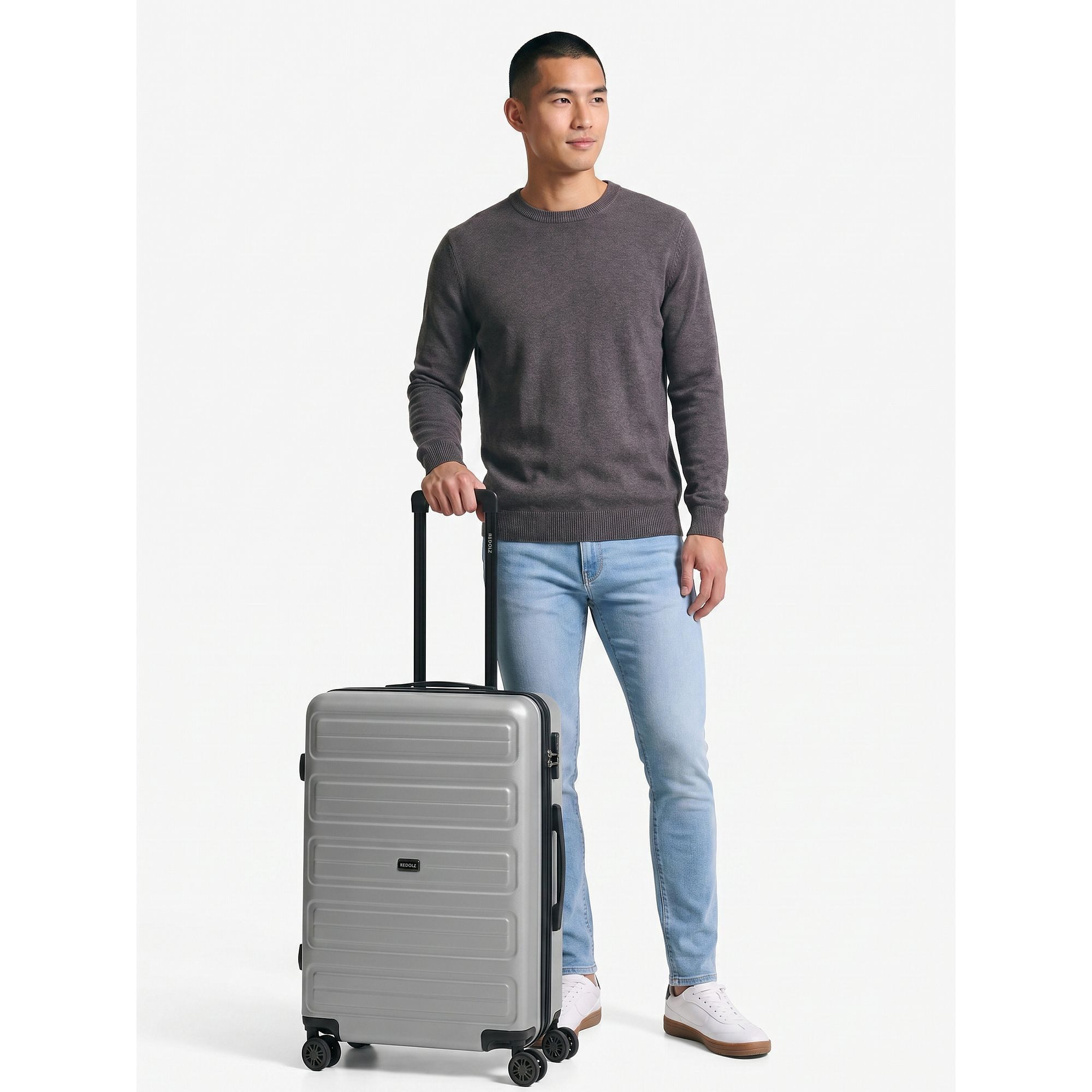 Redolz Hartschalen-Trolley Essentials 08, 4 Rollen, ABS