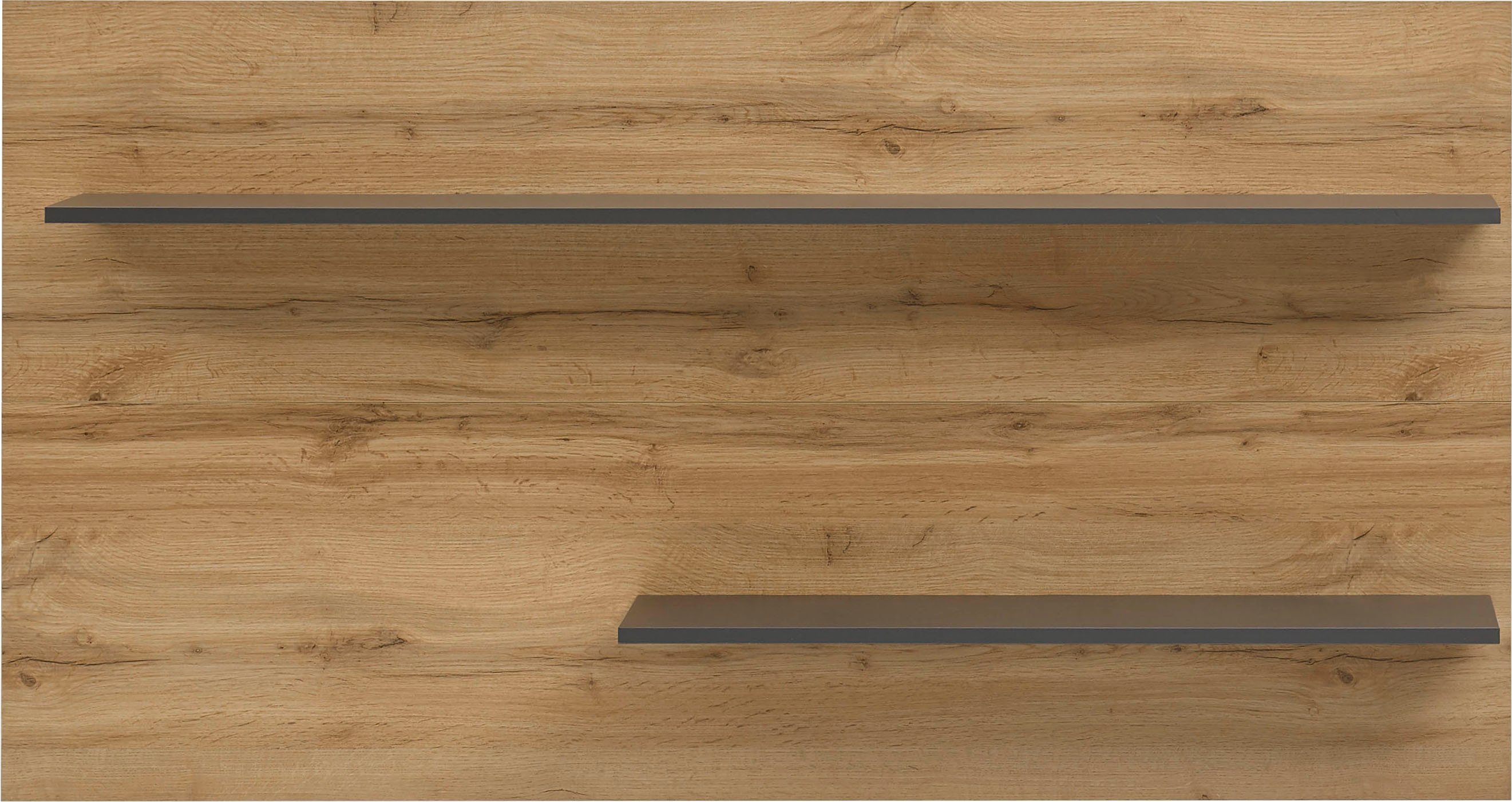 Home affaire Wandregal City/Giron, modernes Wandboard, Wandhalter mit Ablagefläche, vielseitig einsetzbares Hängeregal