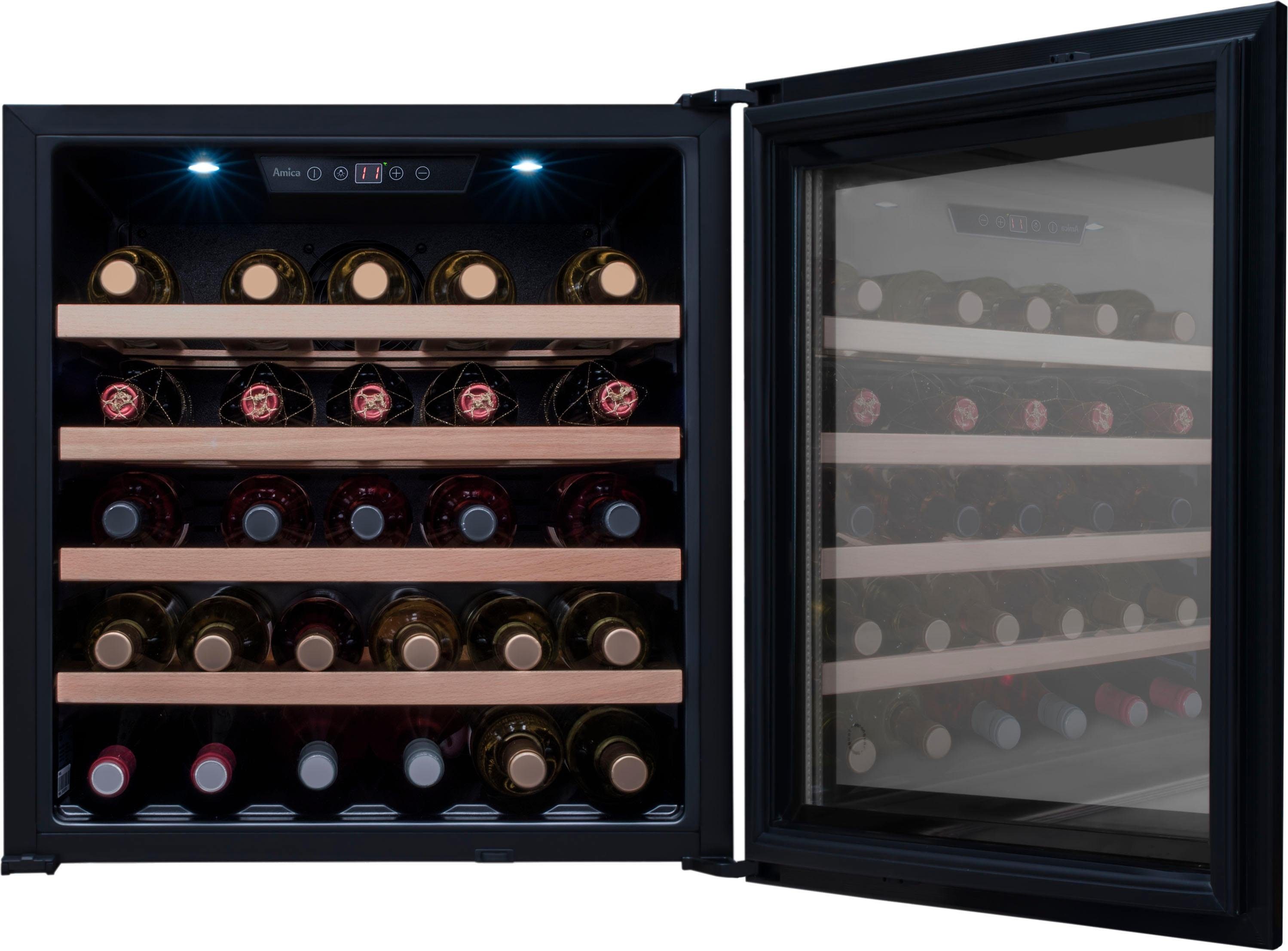 S, Amica 40 für Einbauweinkühlschrank á 341 Standardflaschen WK 0,75l,LED-Beleuchtung 210