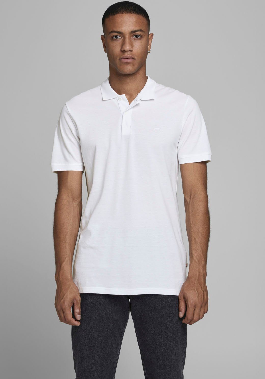 BASIC Jack POLO Jones Poloshirt White &