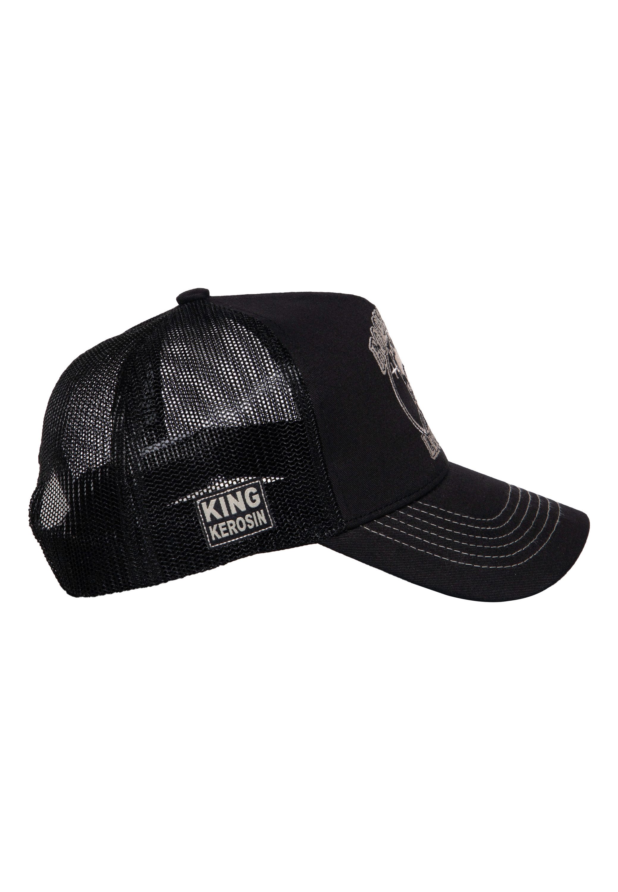 KingKerosin Trucker Cap Rock'n'Roll Legend (1-St) mit Portrait-Stickerei