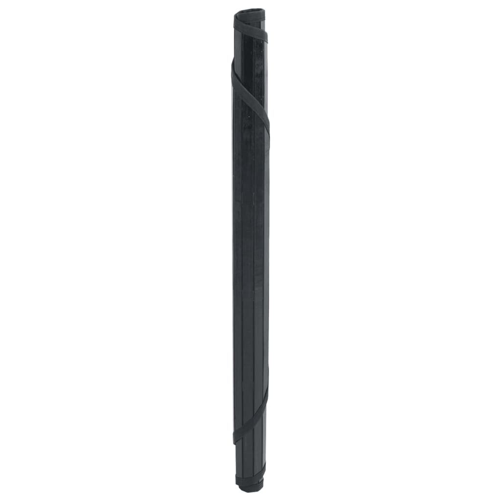 vidaXL Teppich Teppich Rund Schwarz 60 günstig online kaufen