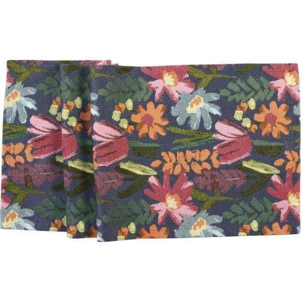 sander table + home Tischläufer Tischläufer Monterey Dunkelblau 40 x 100 cm