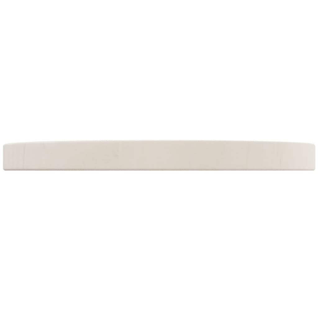 cm Ø30x2,5 (1 St) Tischplatte Weiß Kiefer furnicato Massivholz