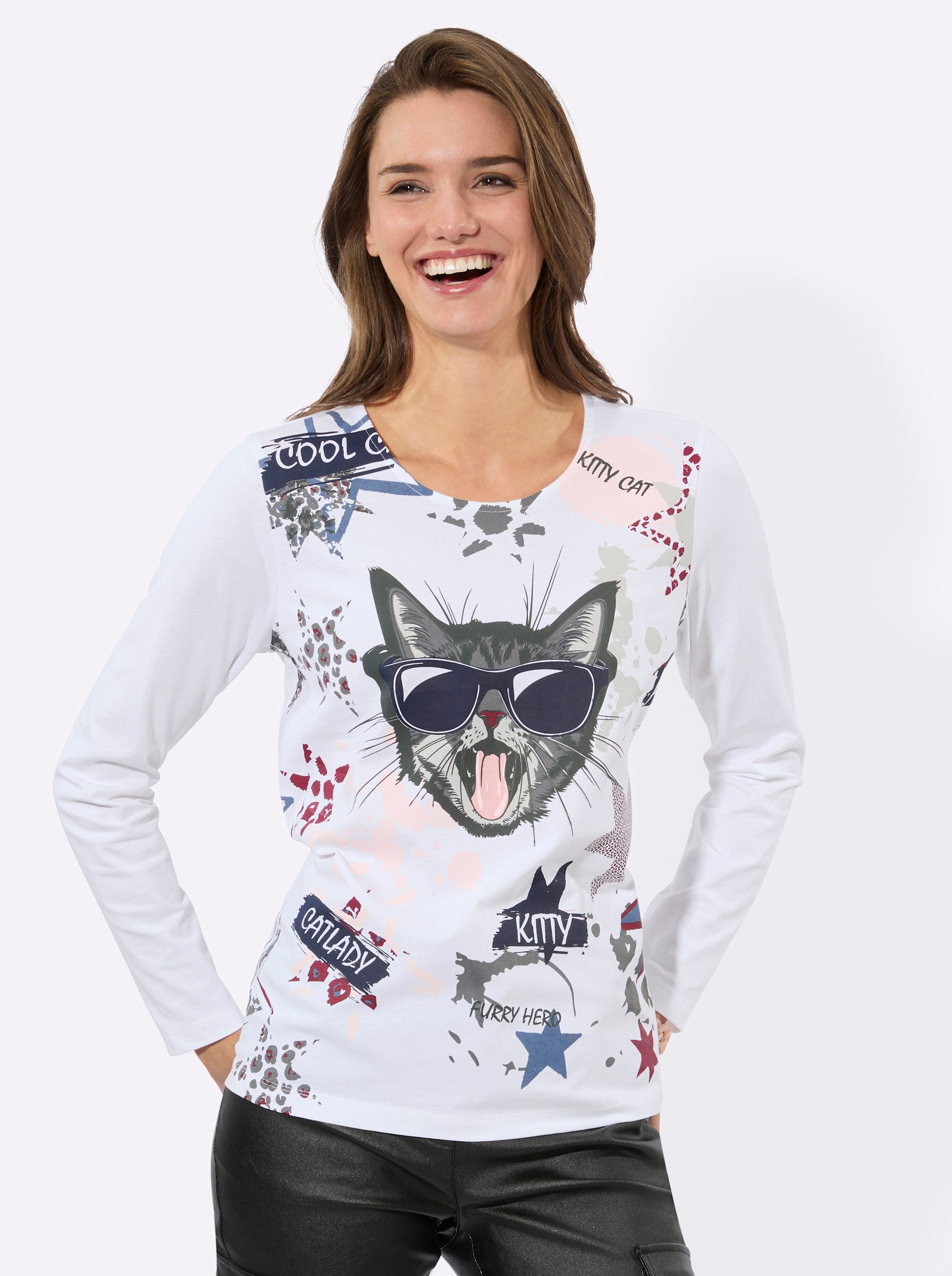 T-Shirt Langarm-Shirt Langarm