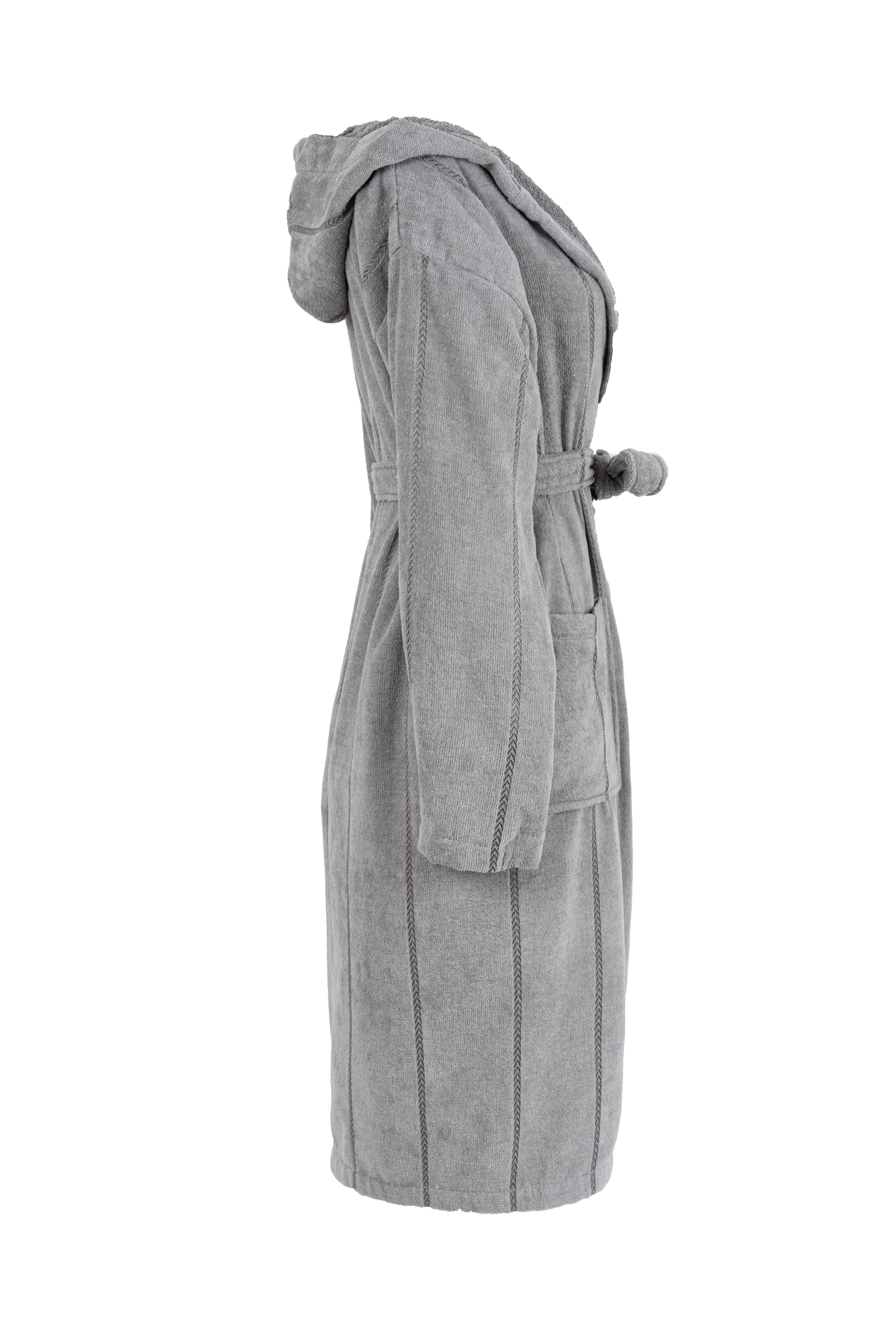 Just2little Bademantel Baumwoll-langarm Bademantel mit Kapuze - OEKO-TEX® Z günstig online kaufen