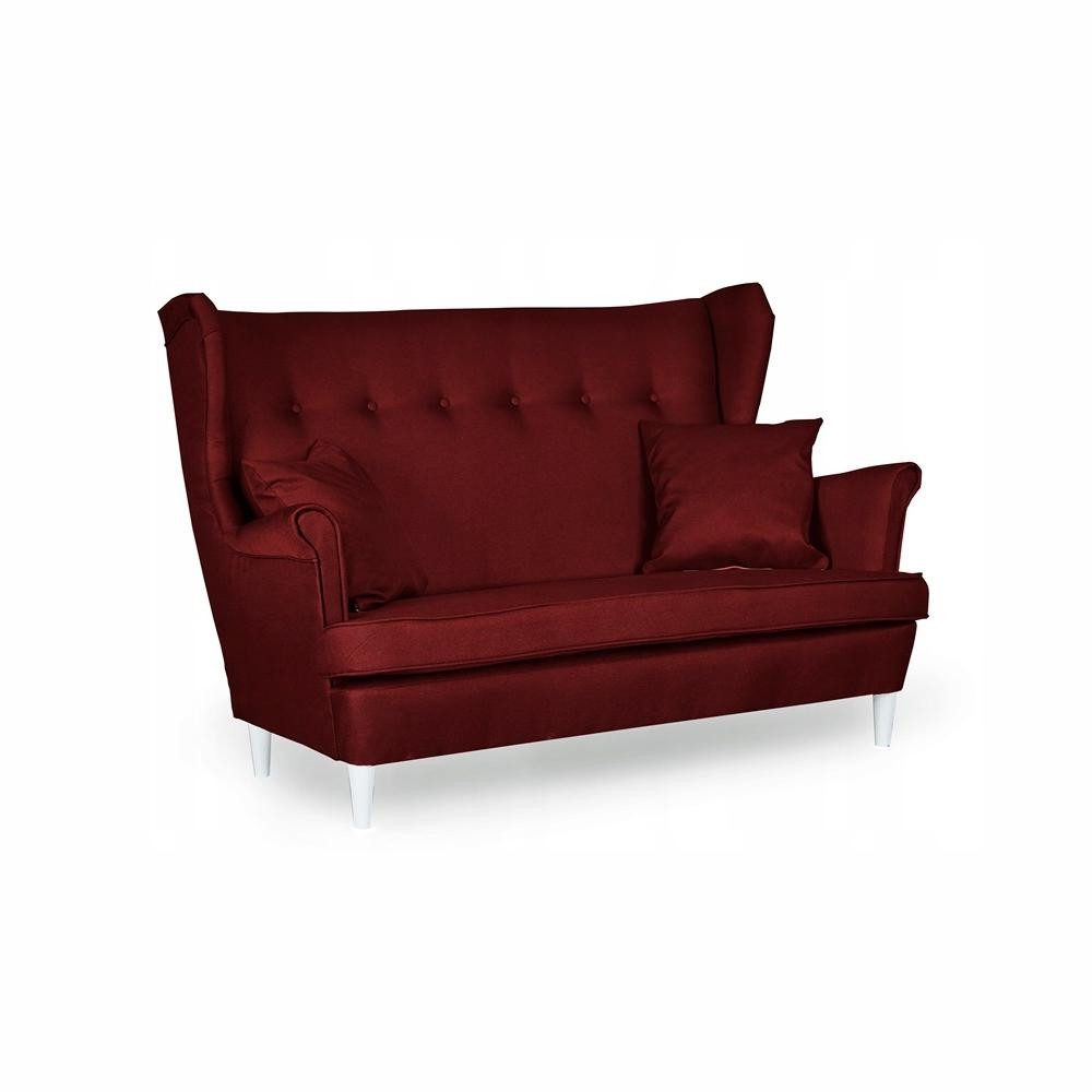 Family Meble Sofa Family Meble ARI 2-Sitzer Sofa Sawana 09 Bordeaux nicht ausziehbar 160, 1 Teile