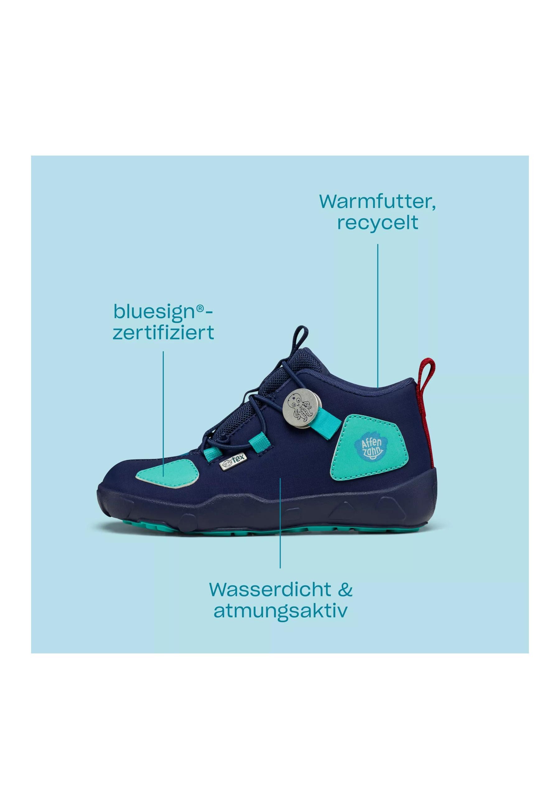 Affenzahn Vegan Trail . Sneaker nach Barfußschuhprinzip