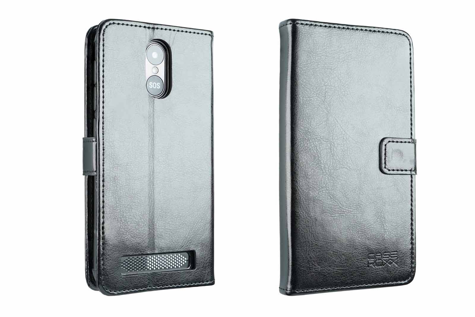 caseroxx Handytasche caseroxx Handytasche Bookstyle-Case für SPC Zeus 4G, (Einzelartikel, 1-tlg., Bookstyle-Case), mit Kreditkartenfächern