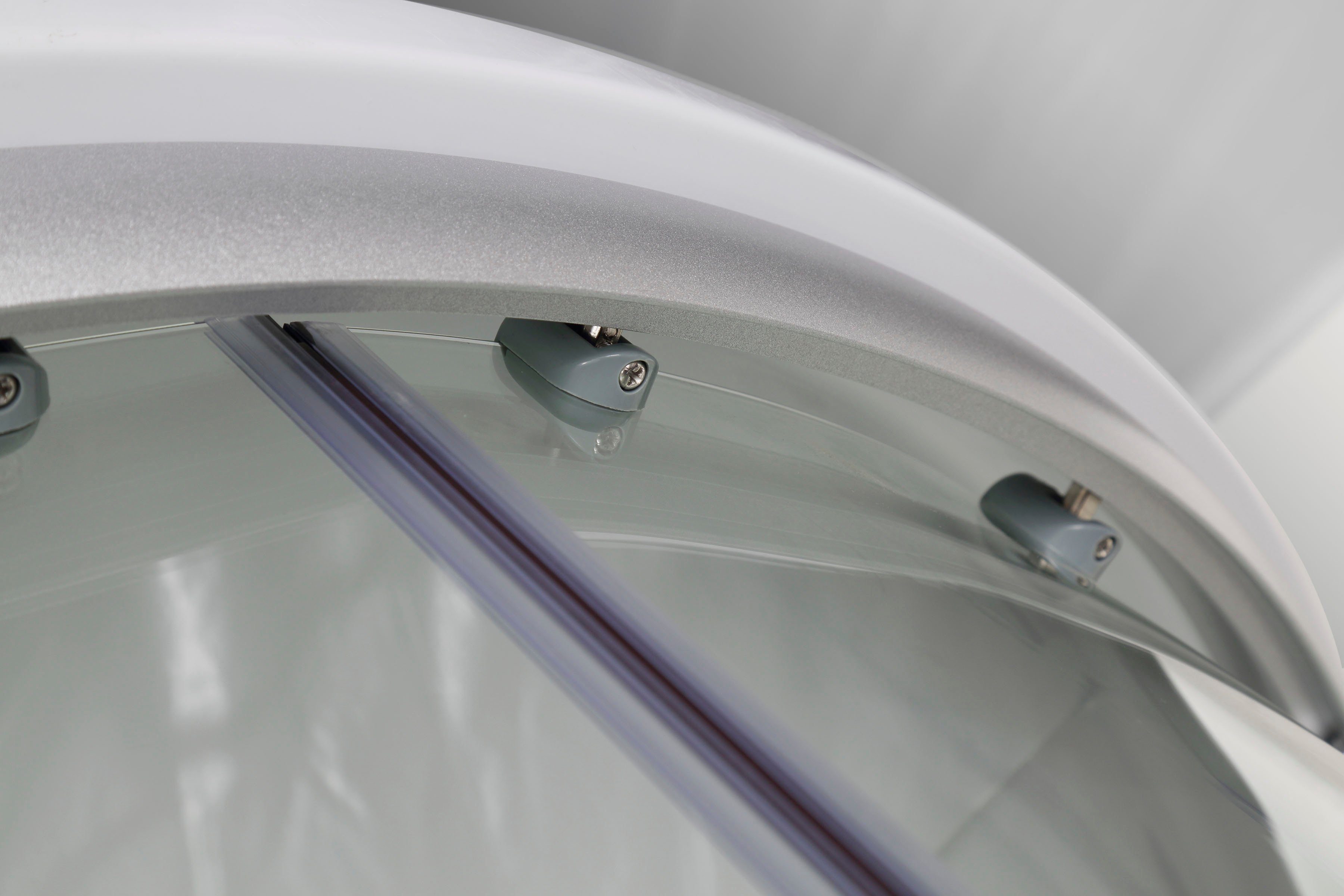 Sanotechnik Komplettdusche, BxT: 90x90 cm, Sicherheitsglas, 1-tlg., inkl. Kopf-Regenbrause