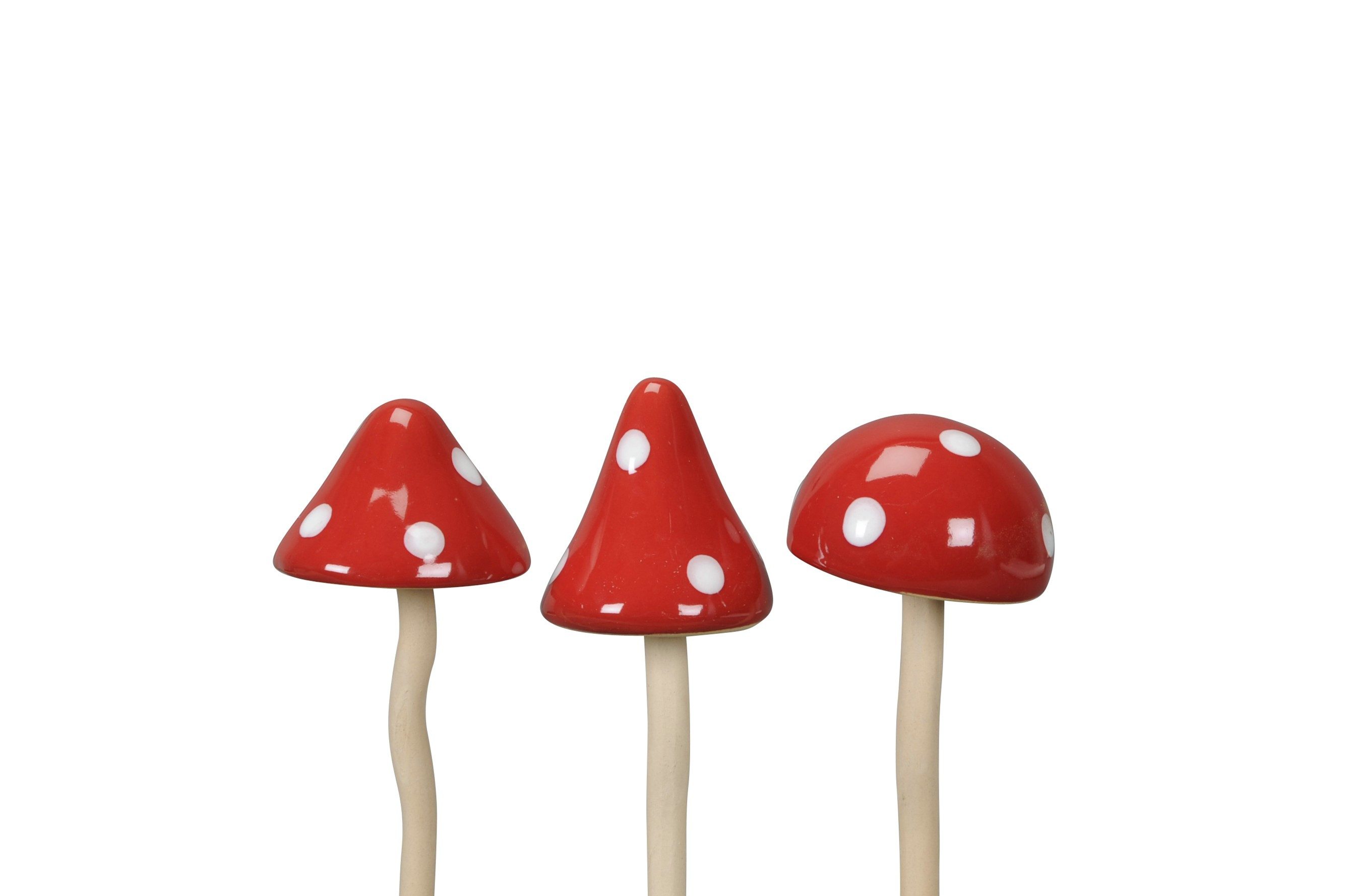 finehomegarden Dekofigur Pilz Keramik Garten Stecker günstig online kaufen