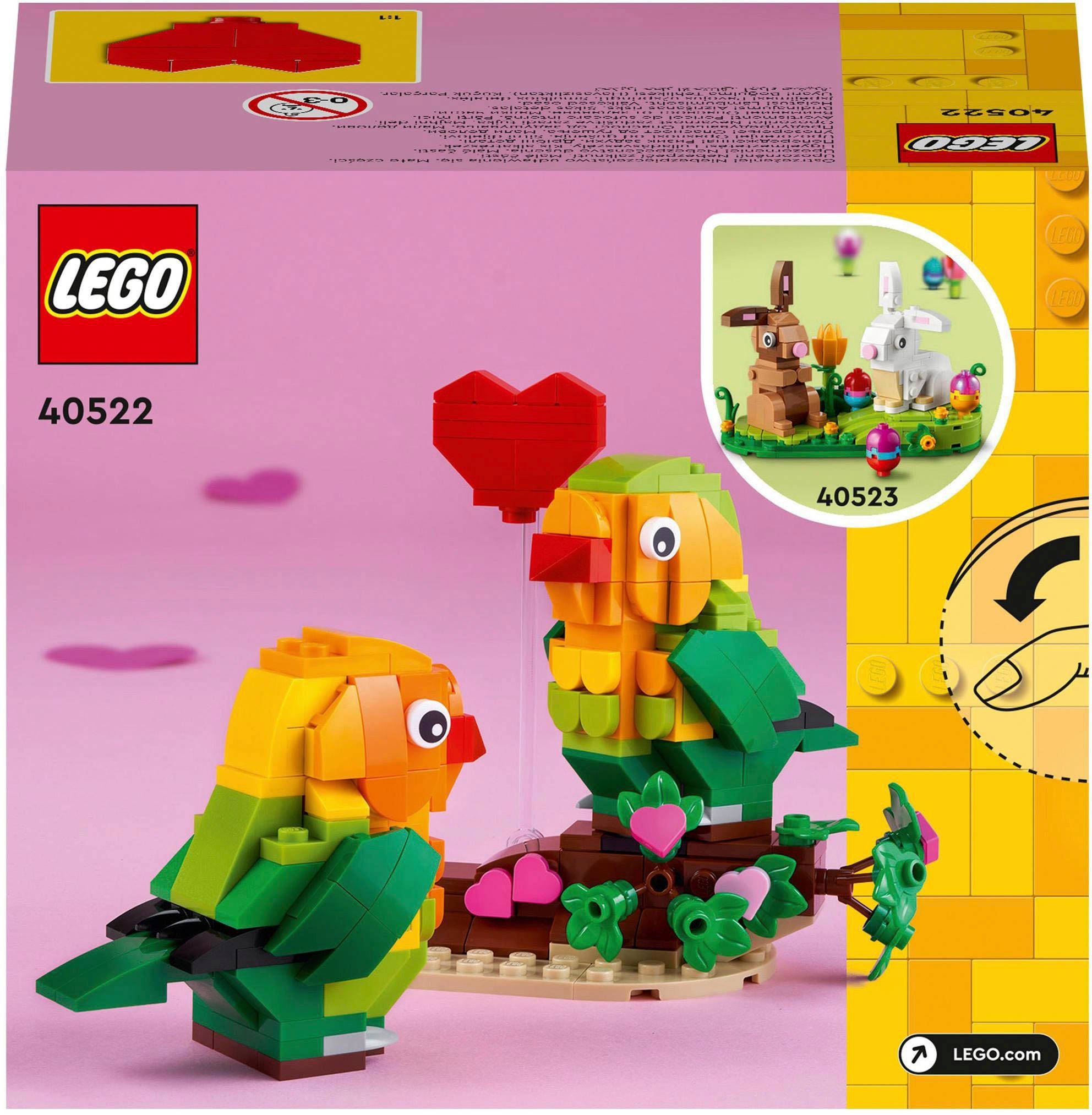 Made Europe in St), Valentins-Turteltauben LEGO® Konstruktionsspielsteine (40522), LEGO®, (298